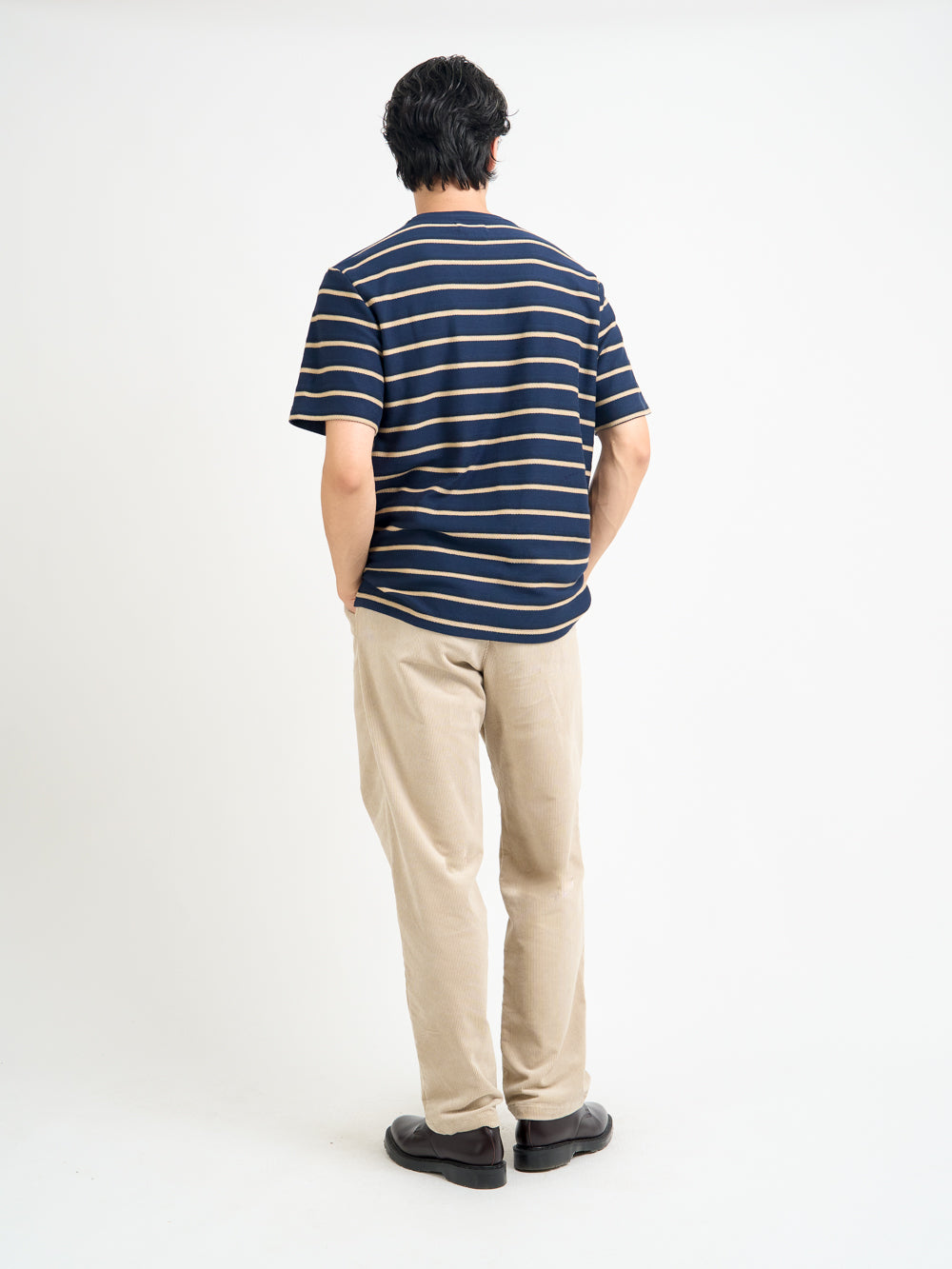 Box T-Shirt Easton Navy/Beige