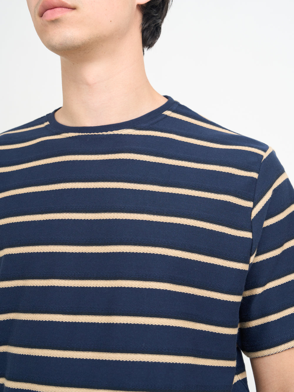 Box T-Shirt Easton Navy/Beige