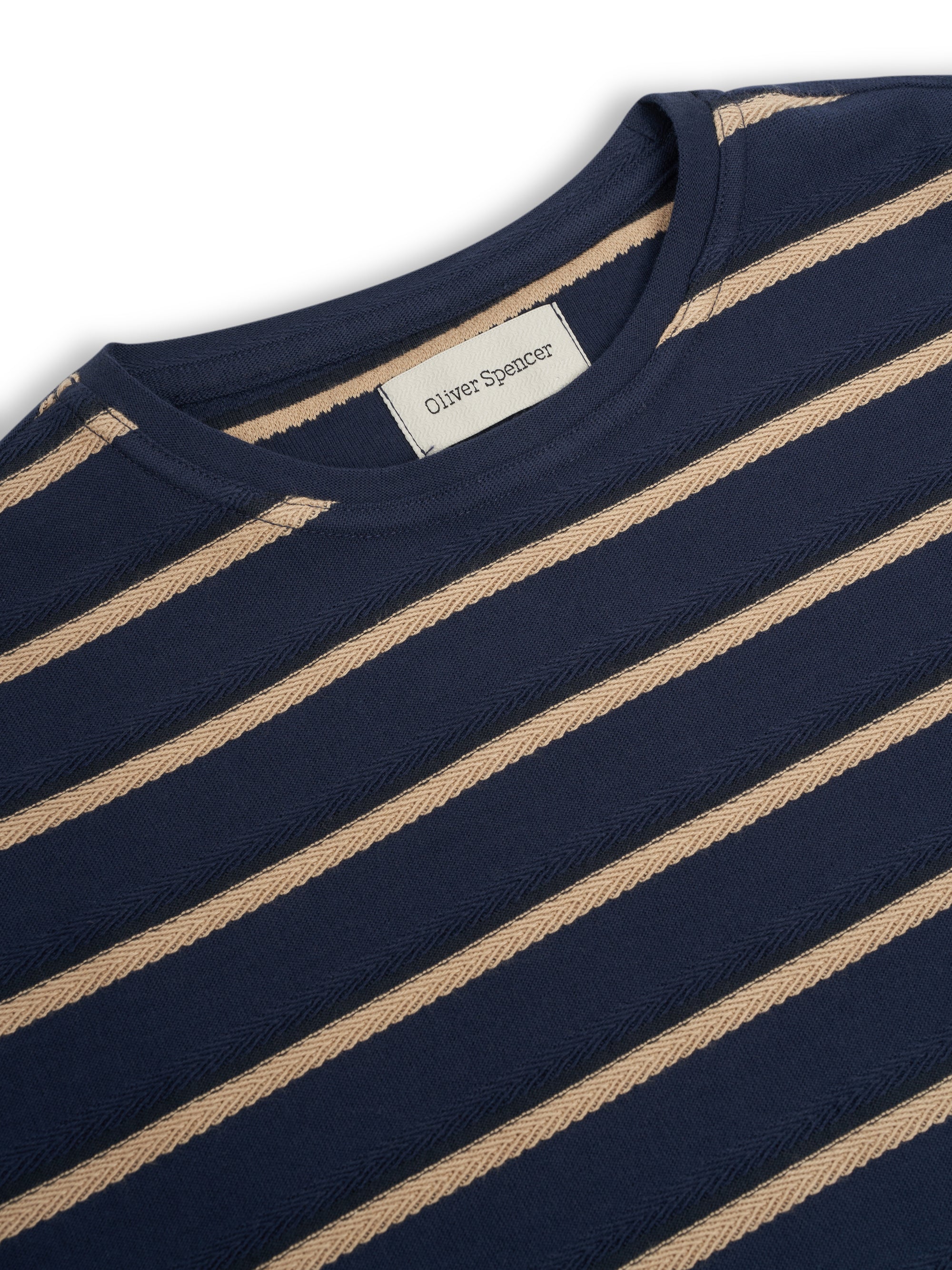 Box T-Shirt Easton Navy/Beige