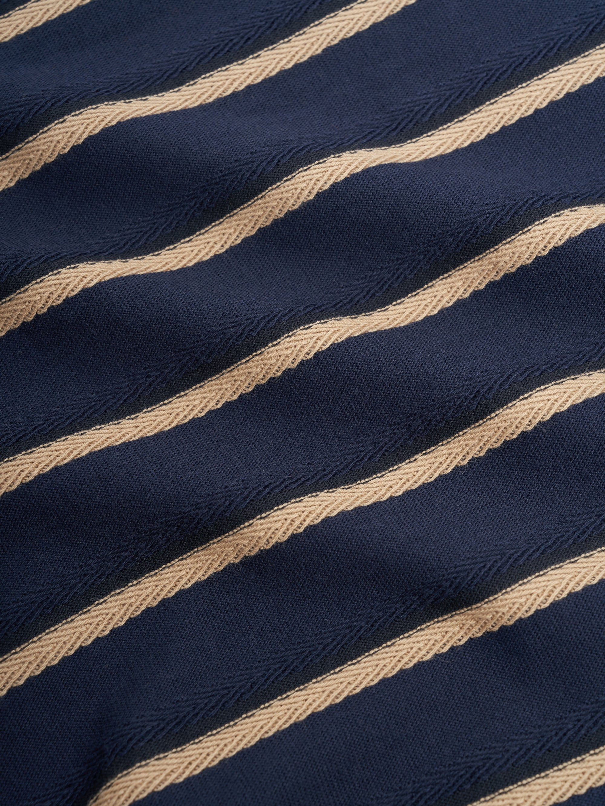 Box T-Shirt Easton Navy/Beige