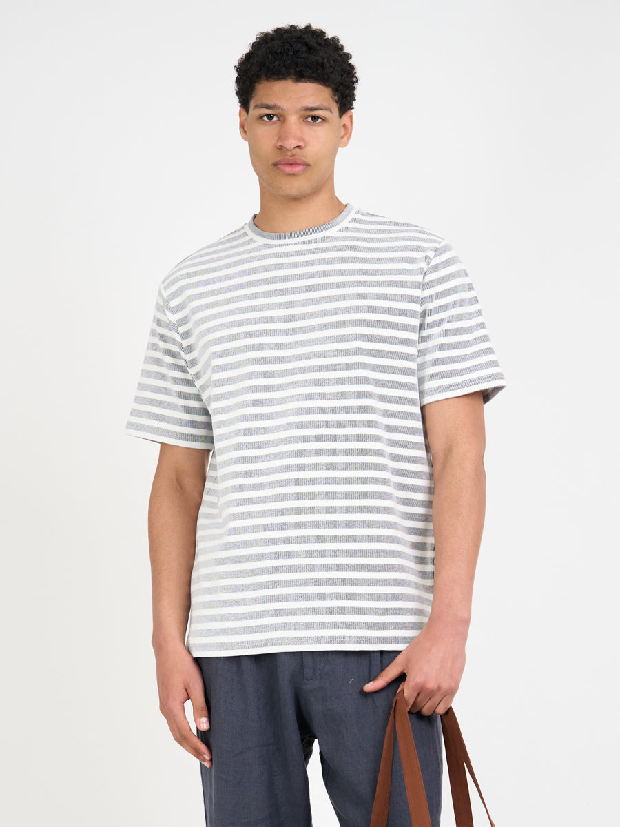 Box T-Shirt Holmes Cream/Navy