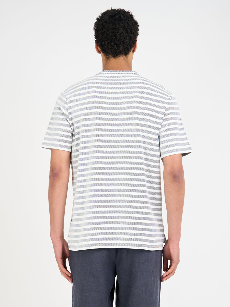 Box T-Shirt Holmes Cream/Navy