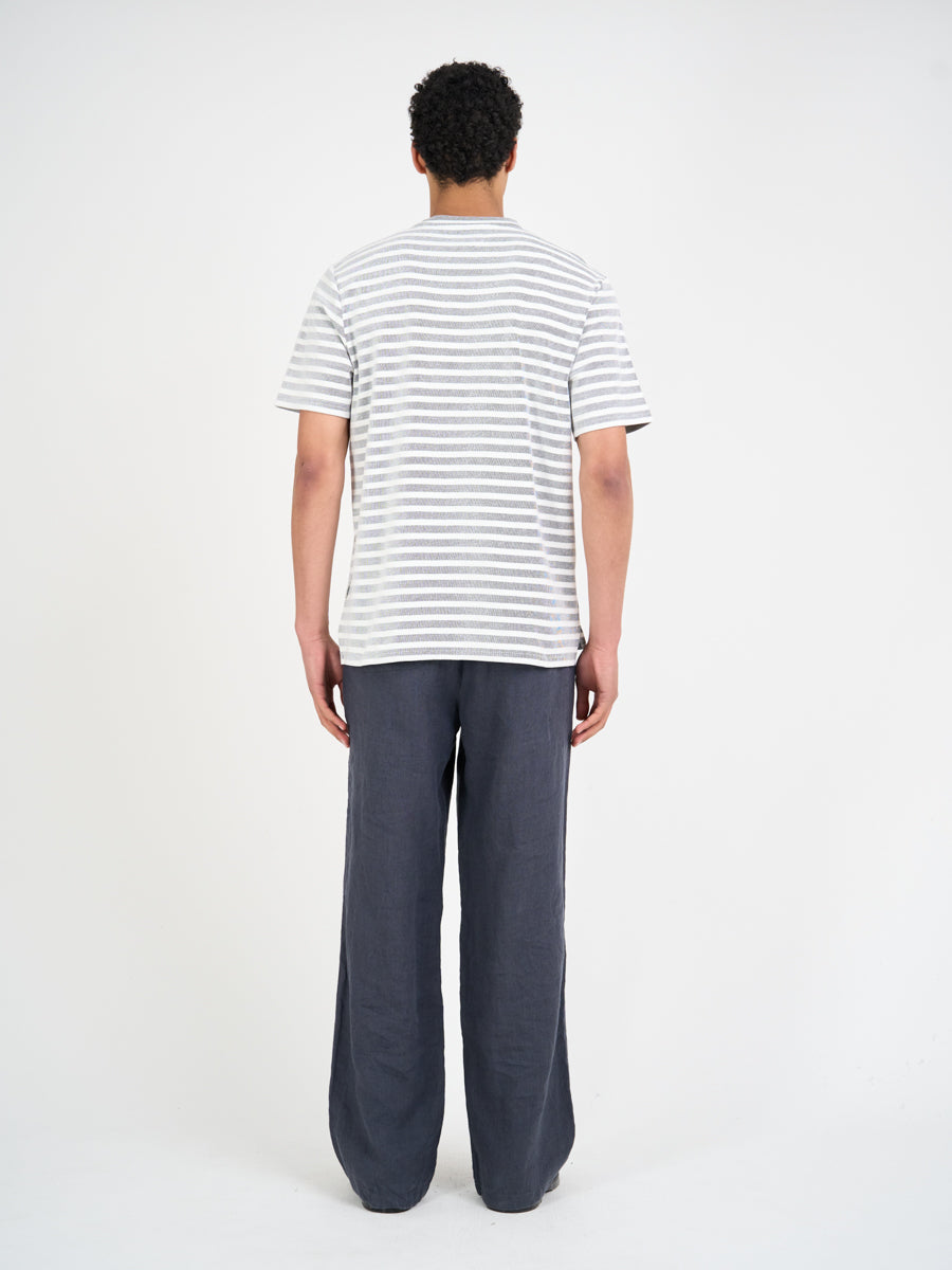 Box T-Shirt Holmes Cream/Navy