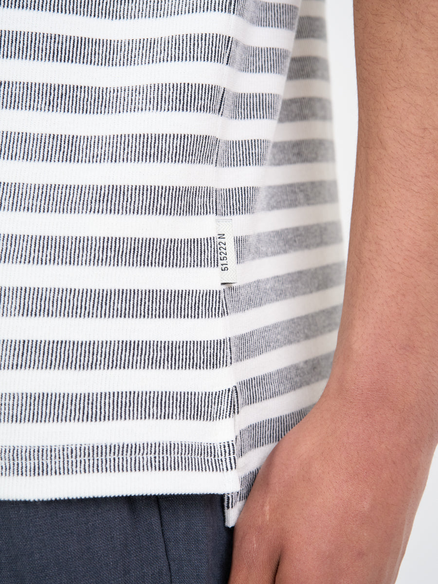 Box T-Shirt Holmes Cream/Navy