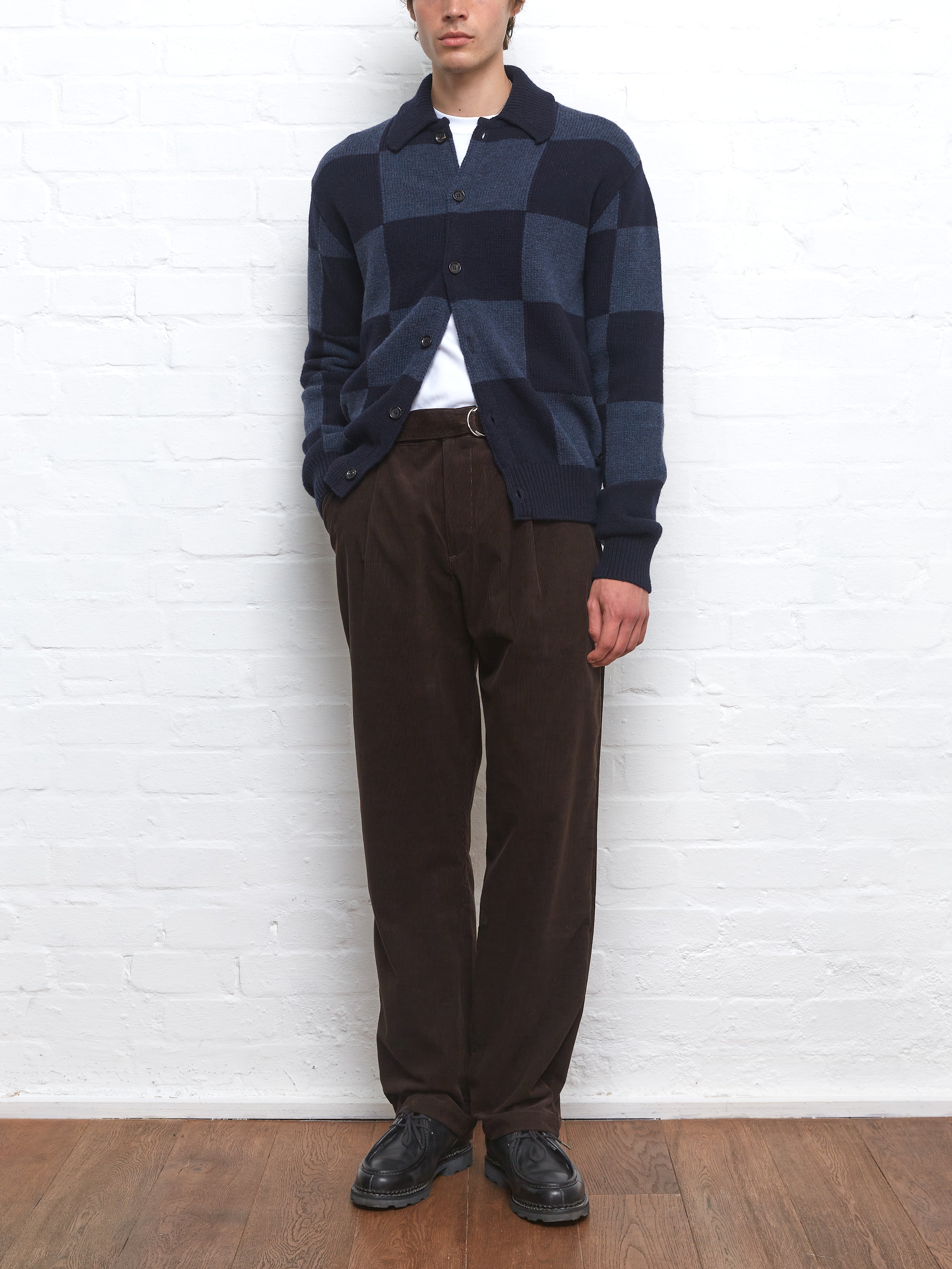 Britten Knitted Cardigan Loftus Navy
