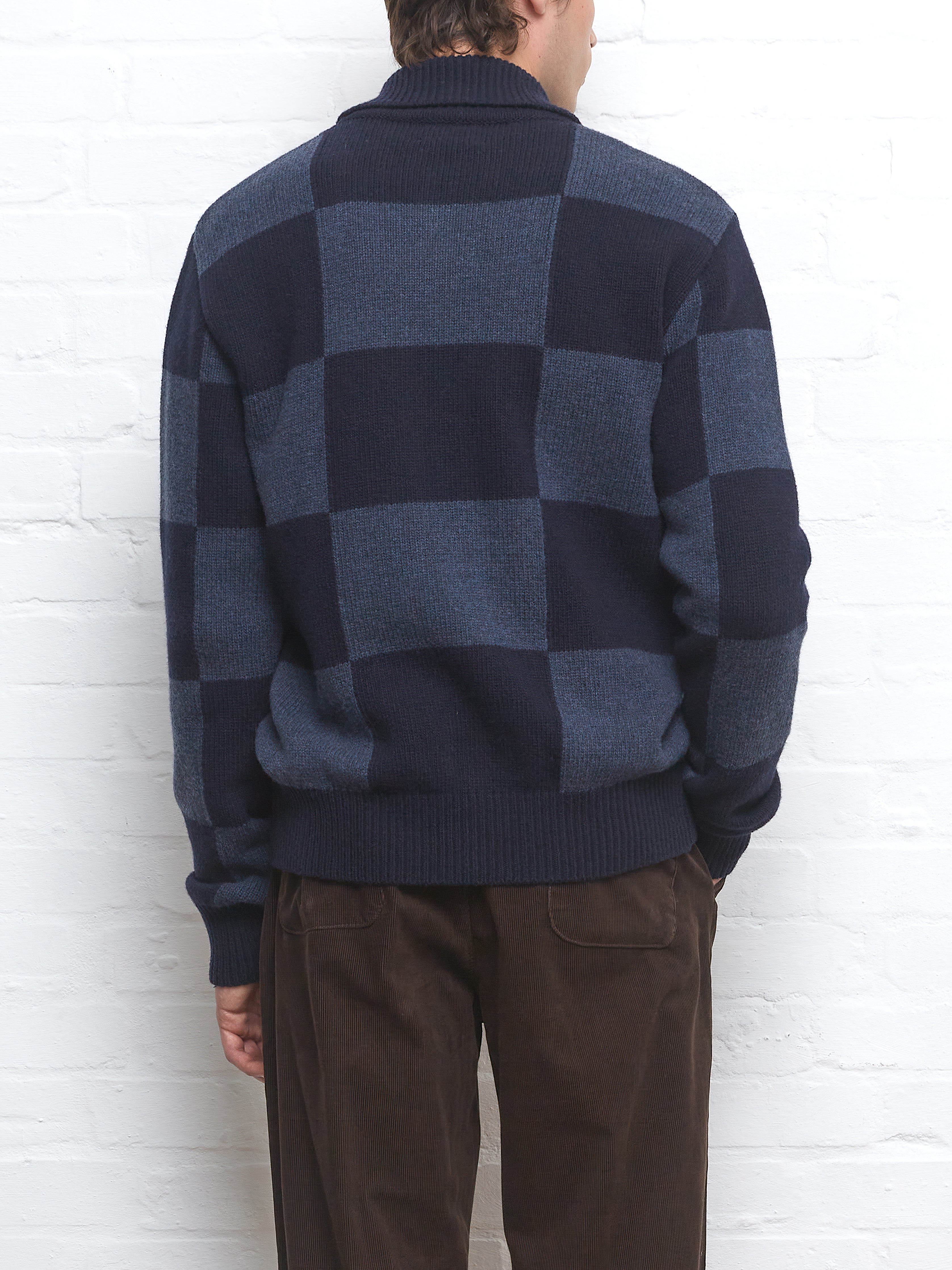 Britten Knitted Cardigan Loftus Navy