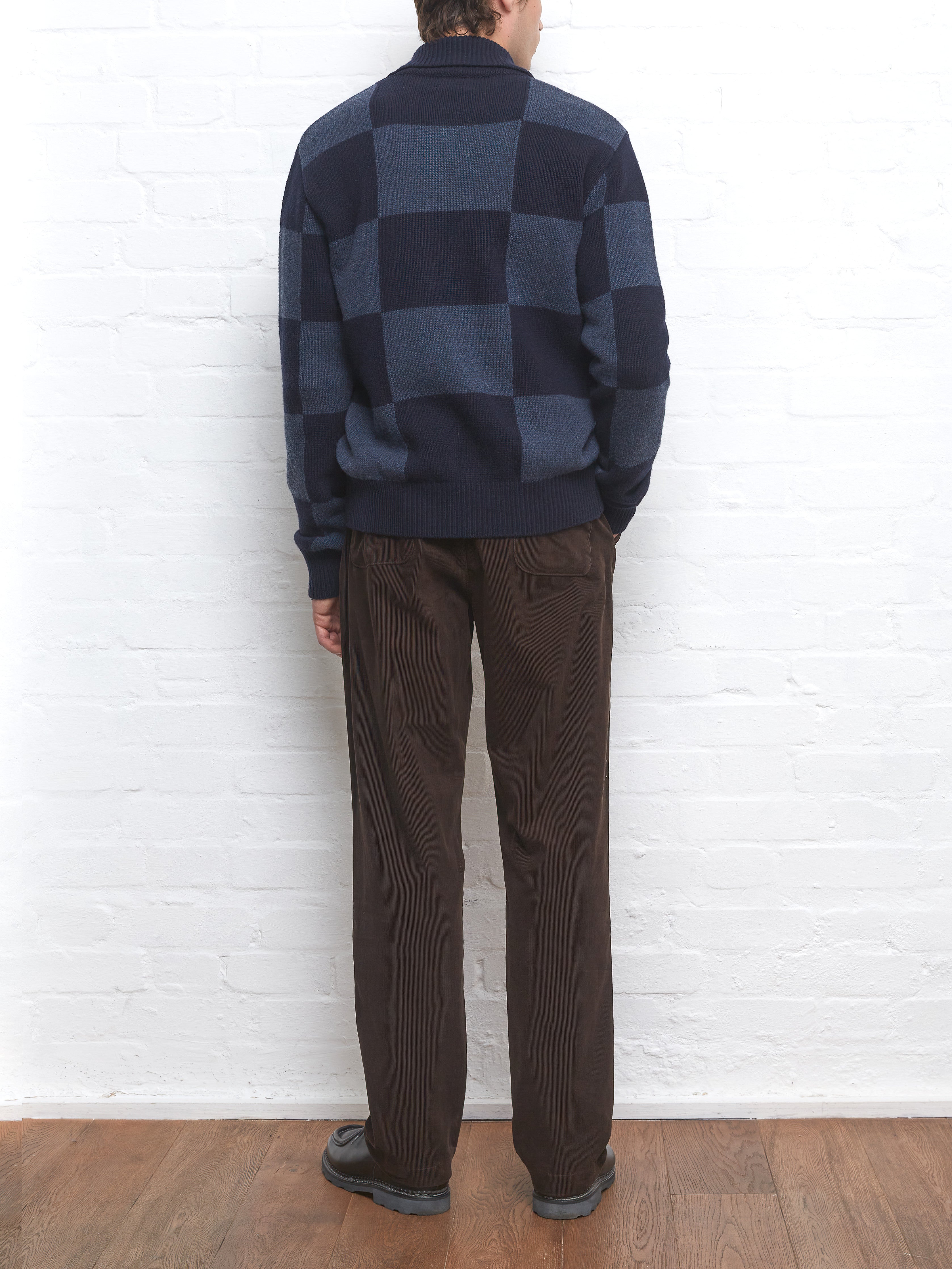 Britten Knitted Cardigan Loftus Navy