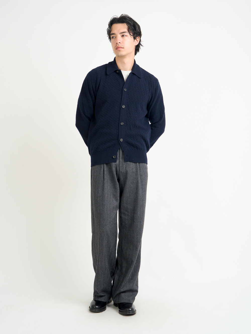 Britten Knitted Cardigan Jarvis Navy