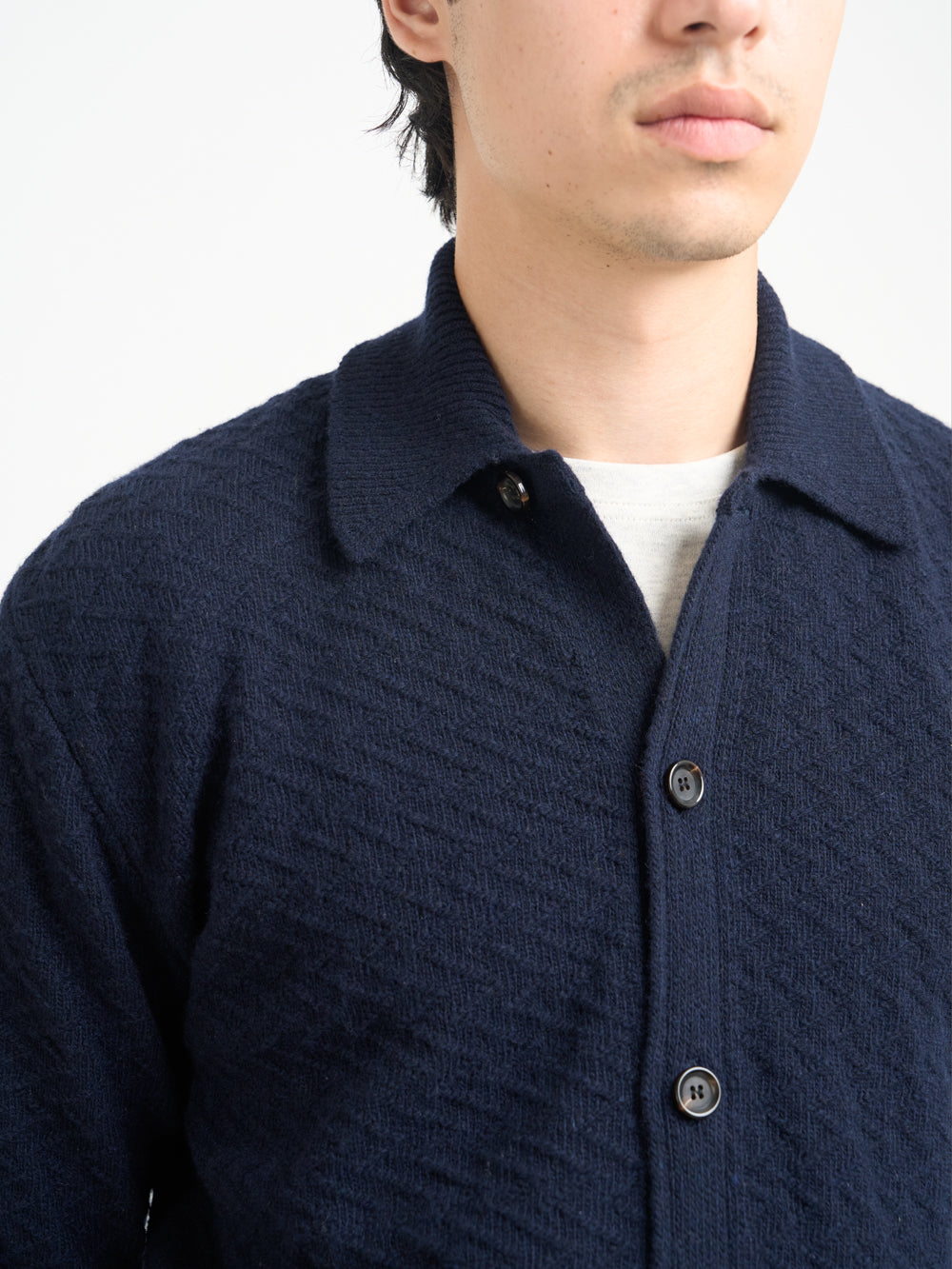 Britten Knitted Cardigan Jarvis Navy