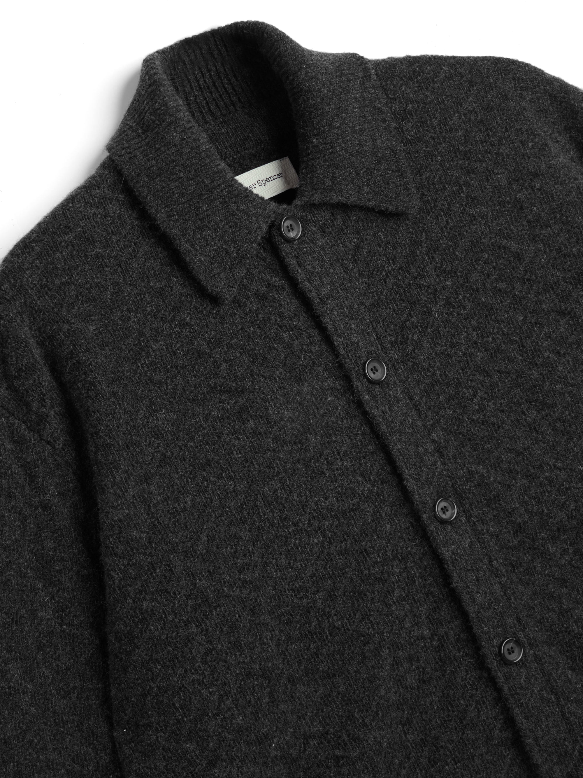 Britten Knitted Cardigan Jarvis Charcoal