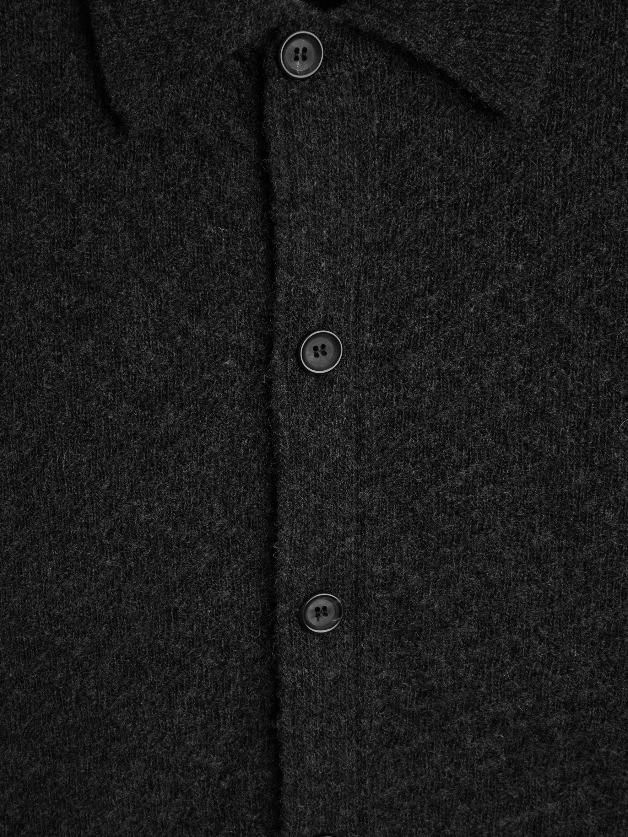 Britten Knitted Cardigan Jarvis Charcoal