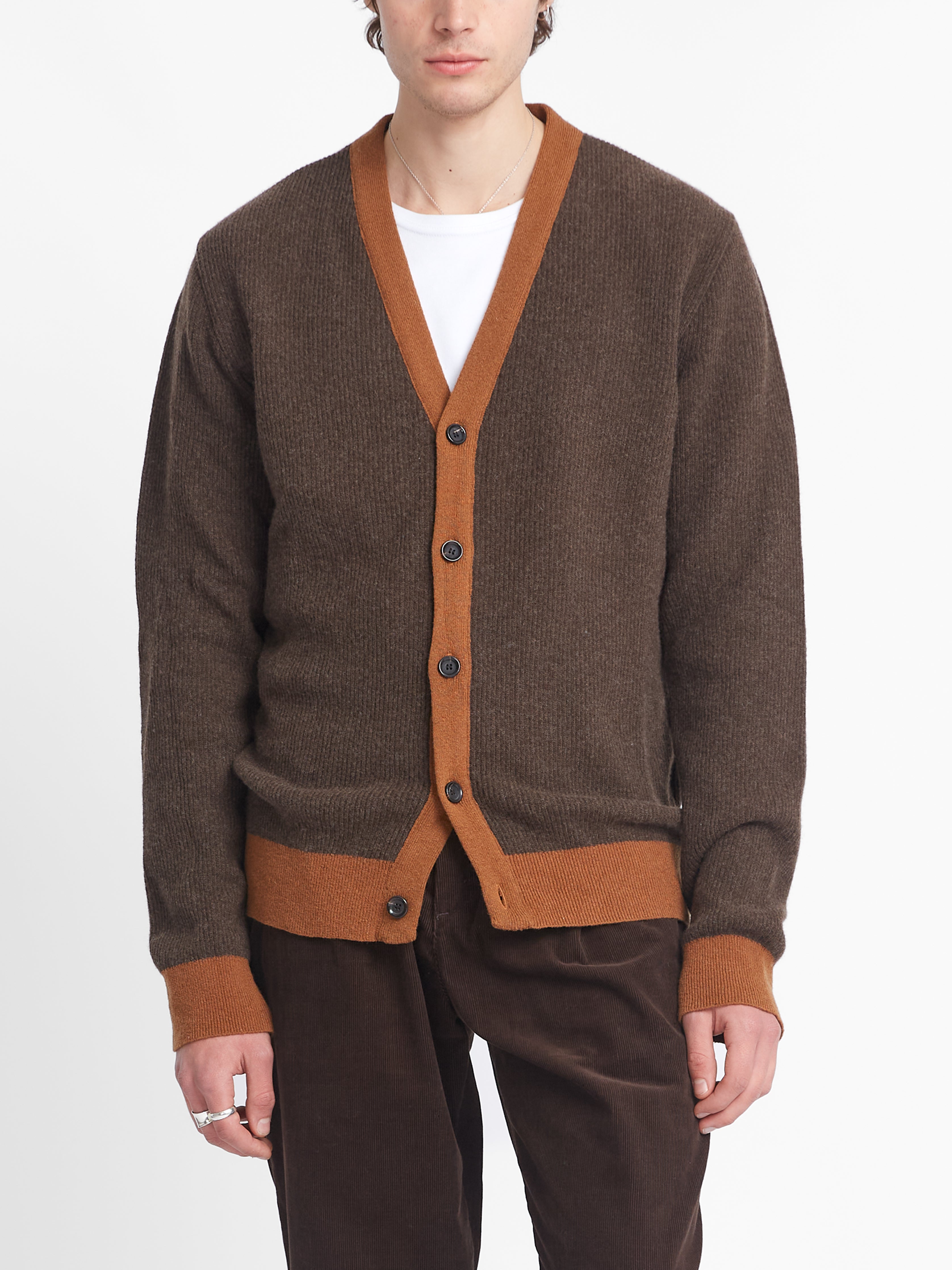 Caradale Cardigan Benson Chocolate Brown