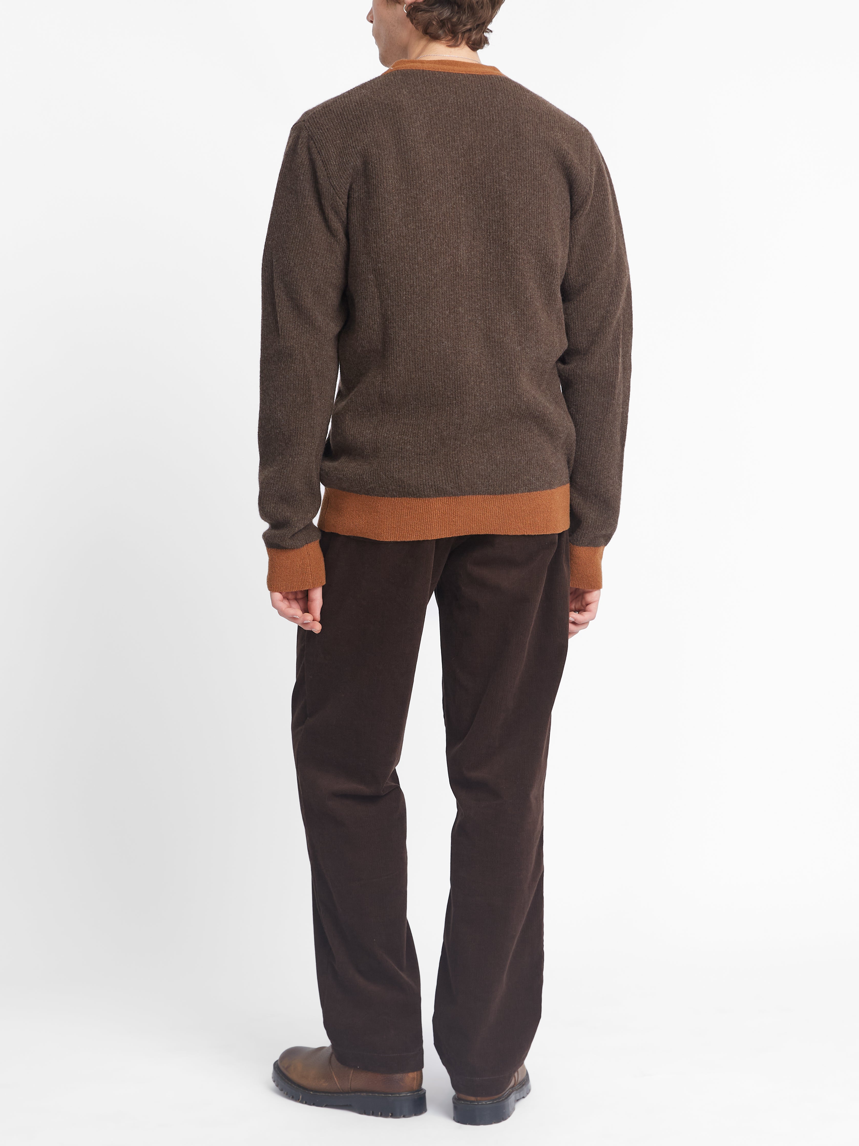 Caradale Cardigan Benson Chocolate Brown