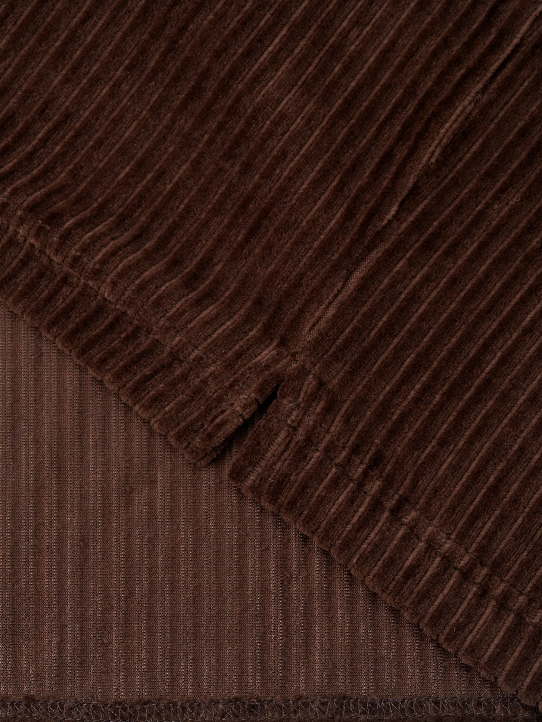 Long Sleeve Riviera Jersey Shirt Lulworth Chocolate Brown
