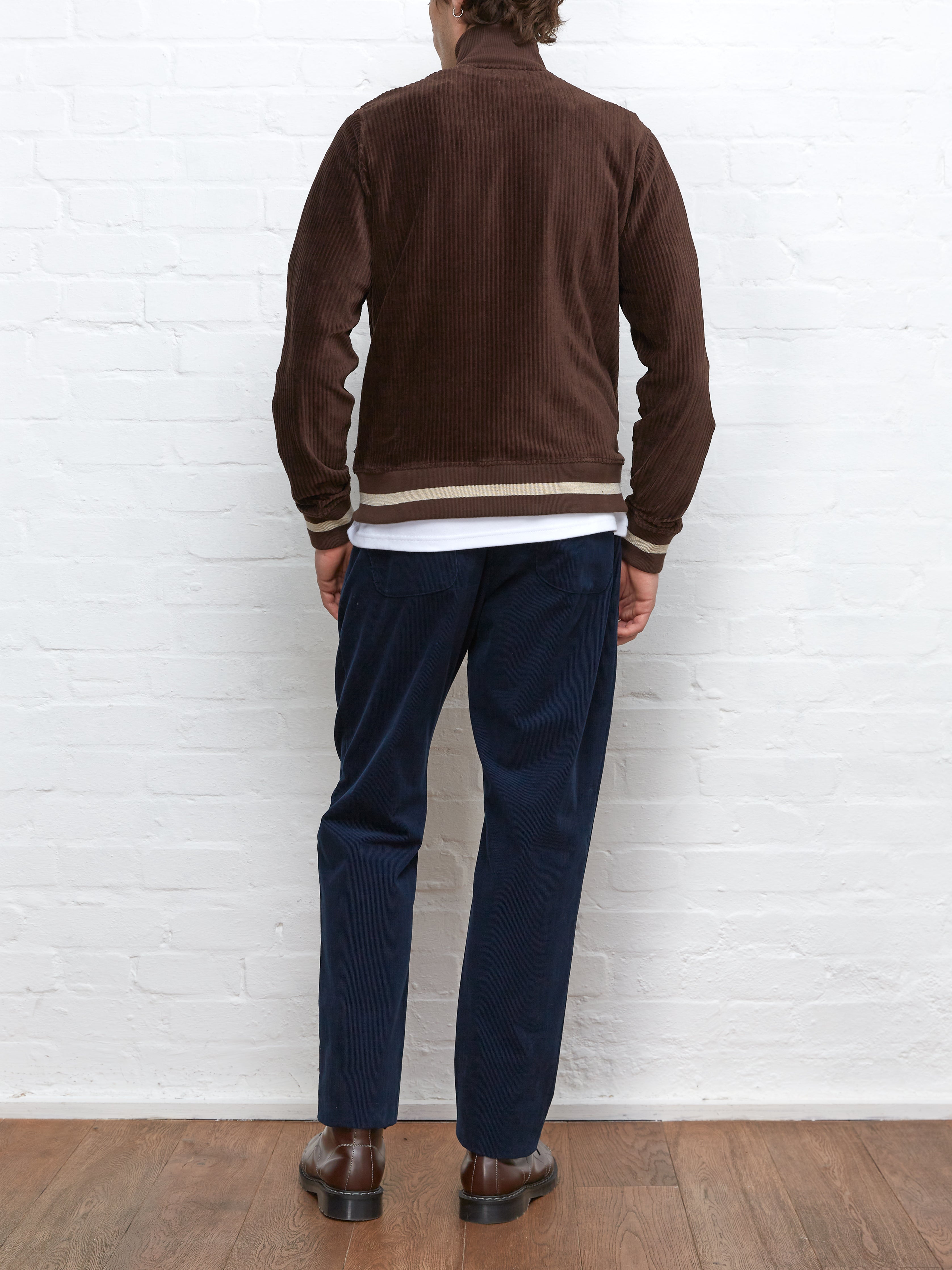 Calstock Track Top Lulworth Chocolate Brown