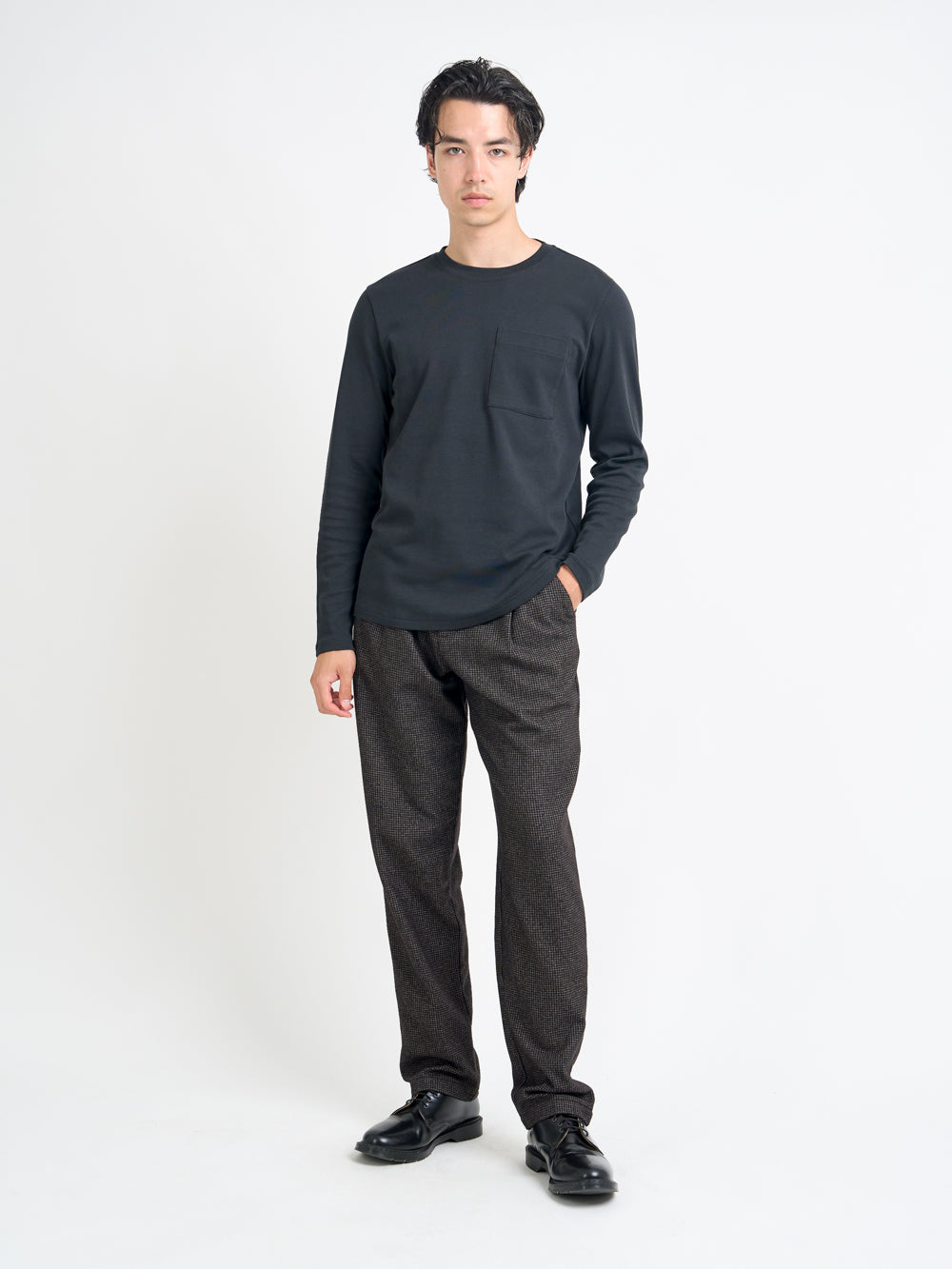 Heavy Long Sleeve T-Shirt Tavistock Black