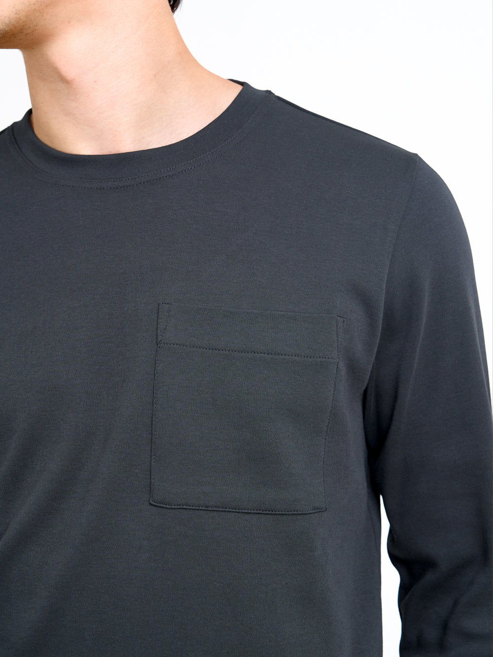 Heavy Long Sleeve T-Shirt Tavistock Black