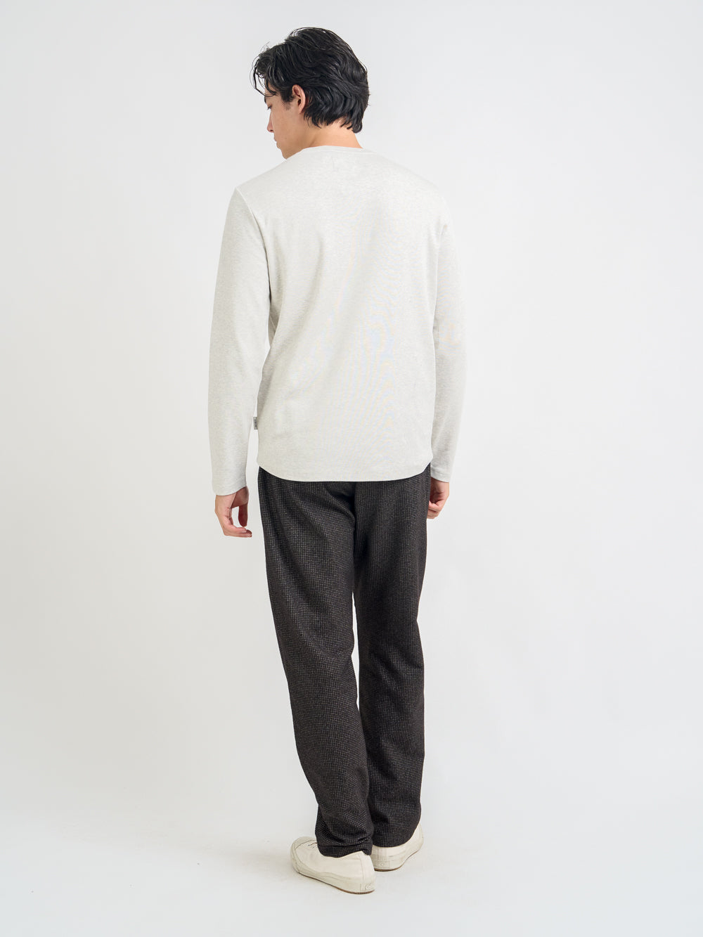 Heavy Long Sleeve T-Shirt Tavistock Oatmeal