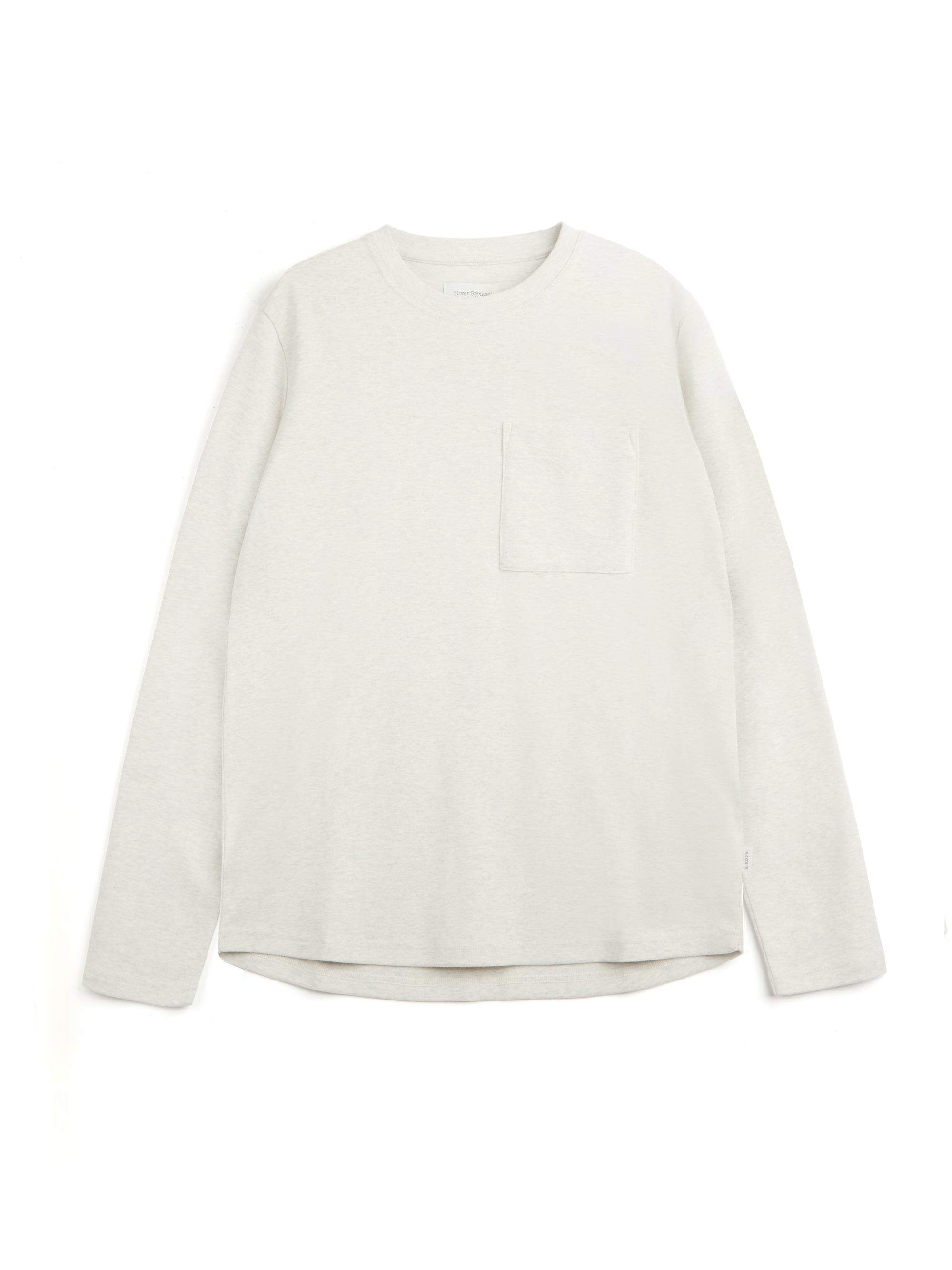 Heavy Long Sleeve T-Shirt Tavistock Oatmeal