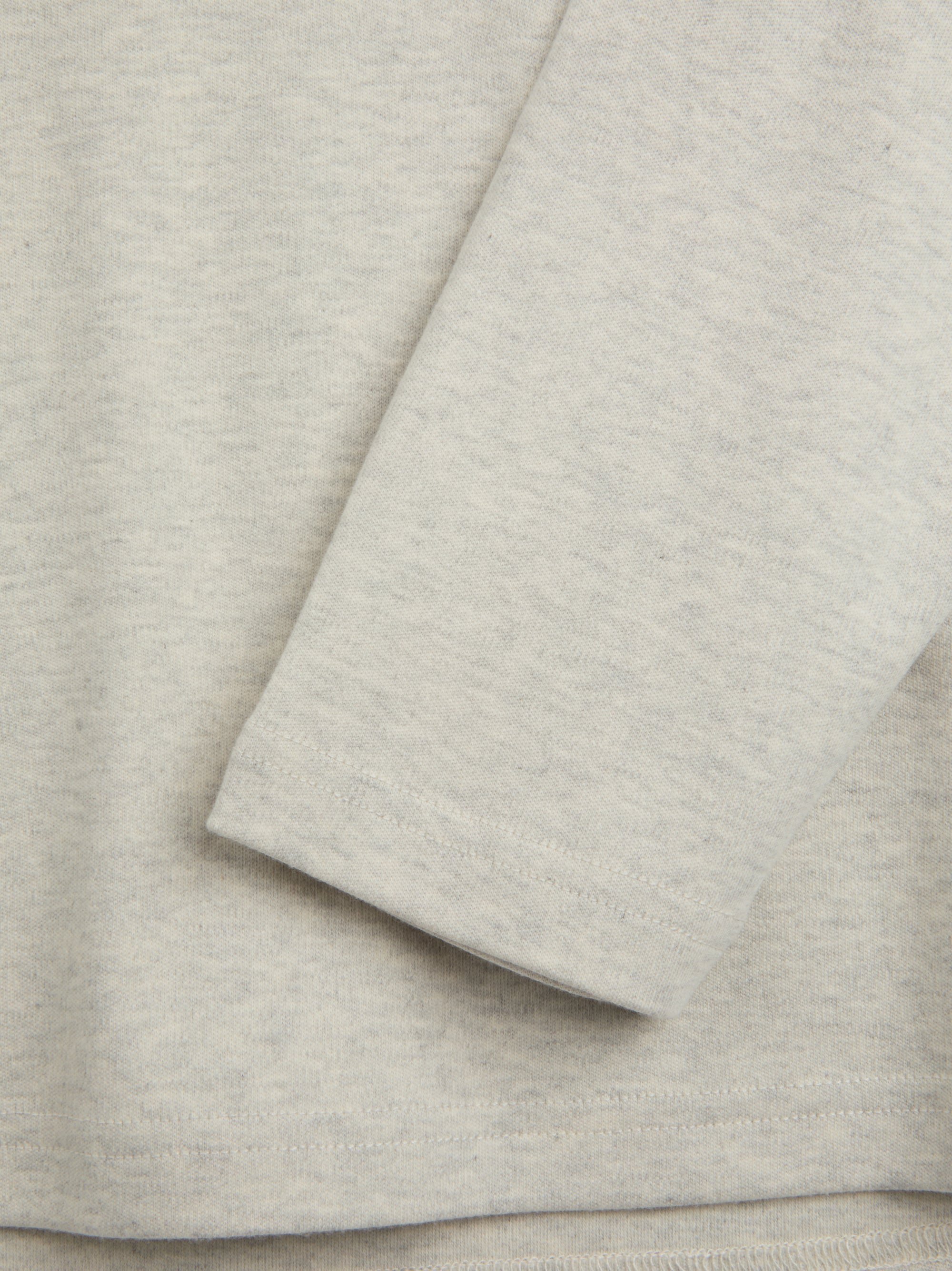 Heavy Long Sleeve T-Shirt Tavistock Oatmeal