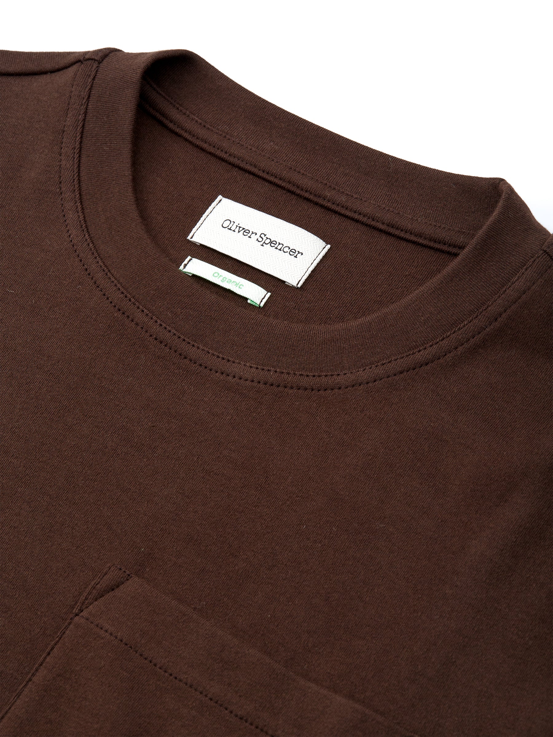 Heavy Long Sleeve T-Shirt Tavistock Chocolate Brown
