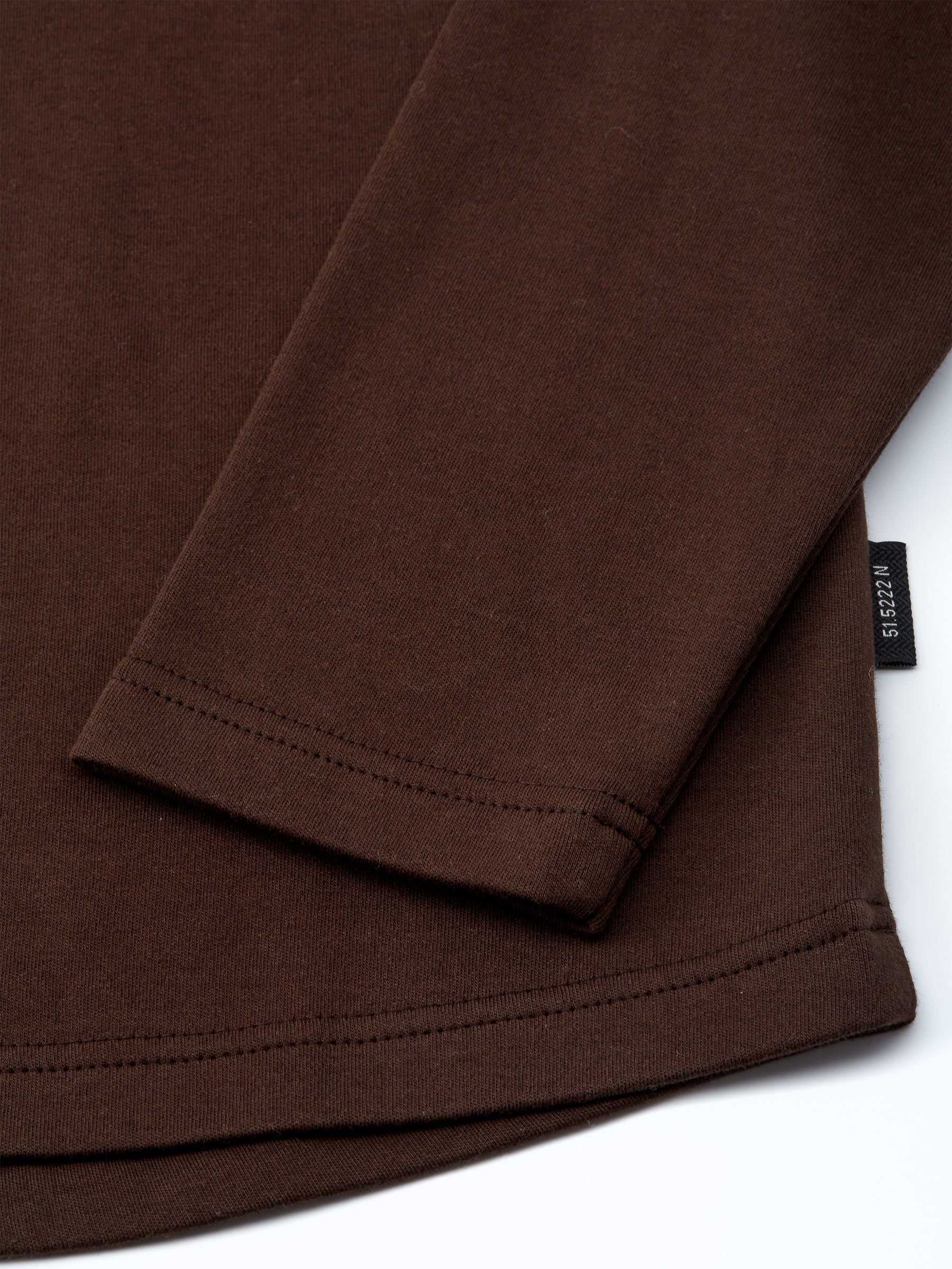 Heavy Long Sleeve T-Shirt Tavistock Chocolate Brown