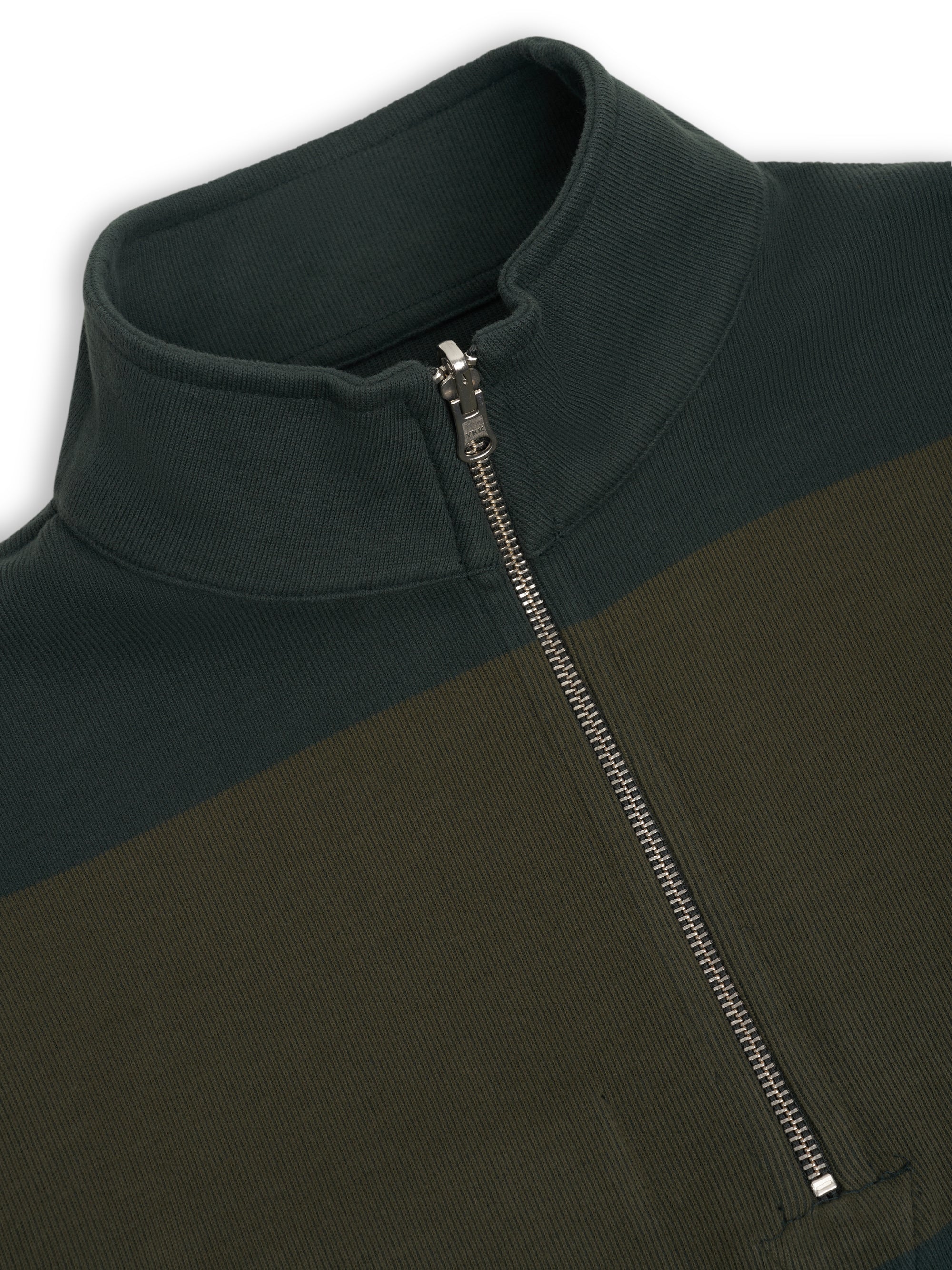 Reversible Half Zip Sweatshirt Latimer Green/Moss Green