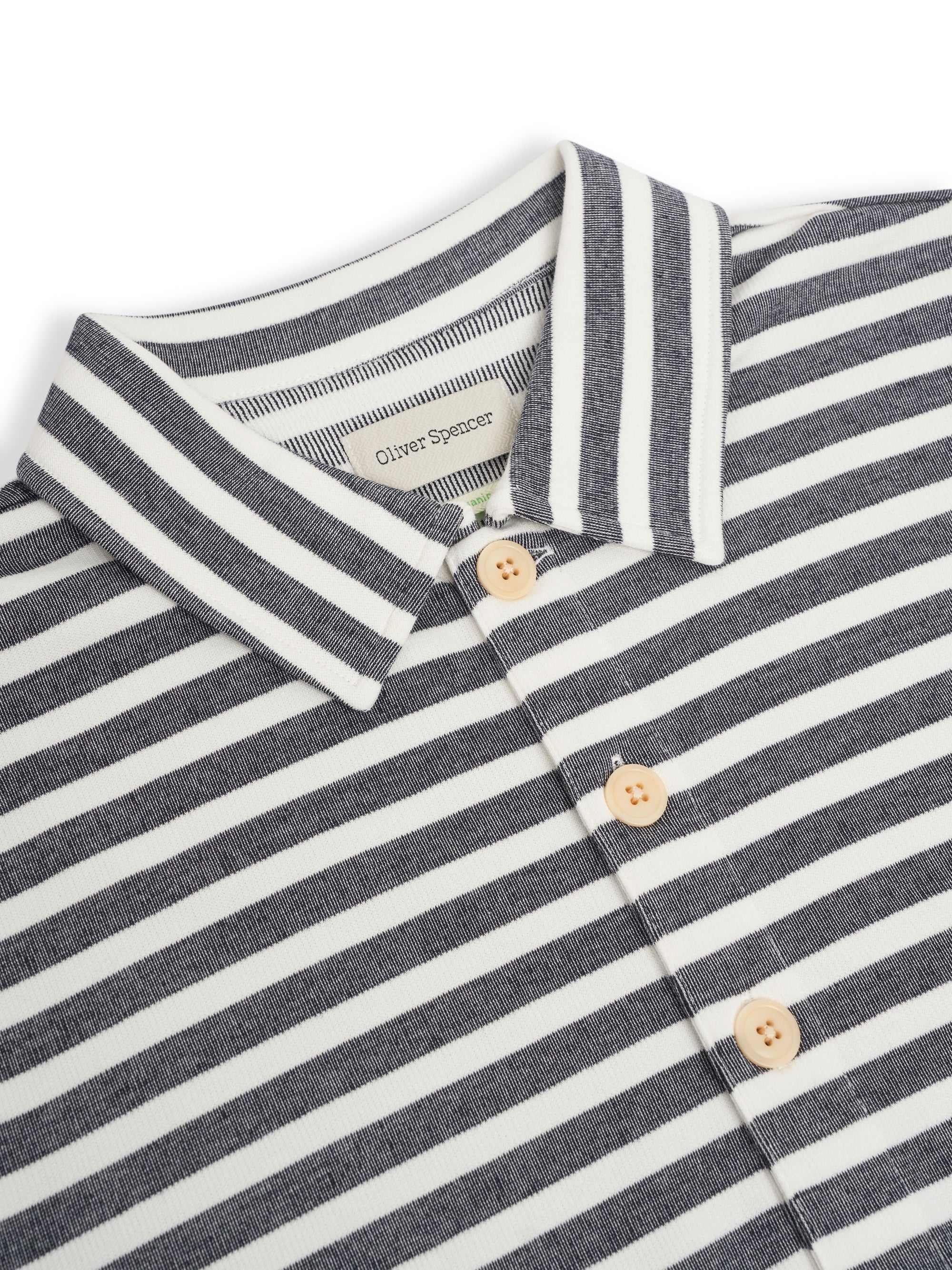 Mersey Polo Shirt Holmes Cream/Midnight