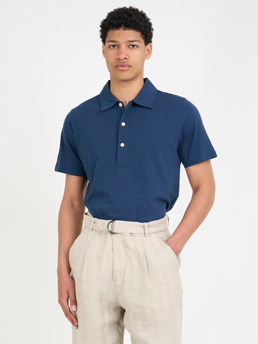 Mersey Polo Shirt Hawley Blue