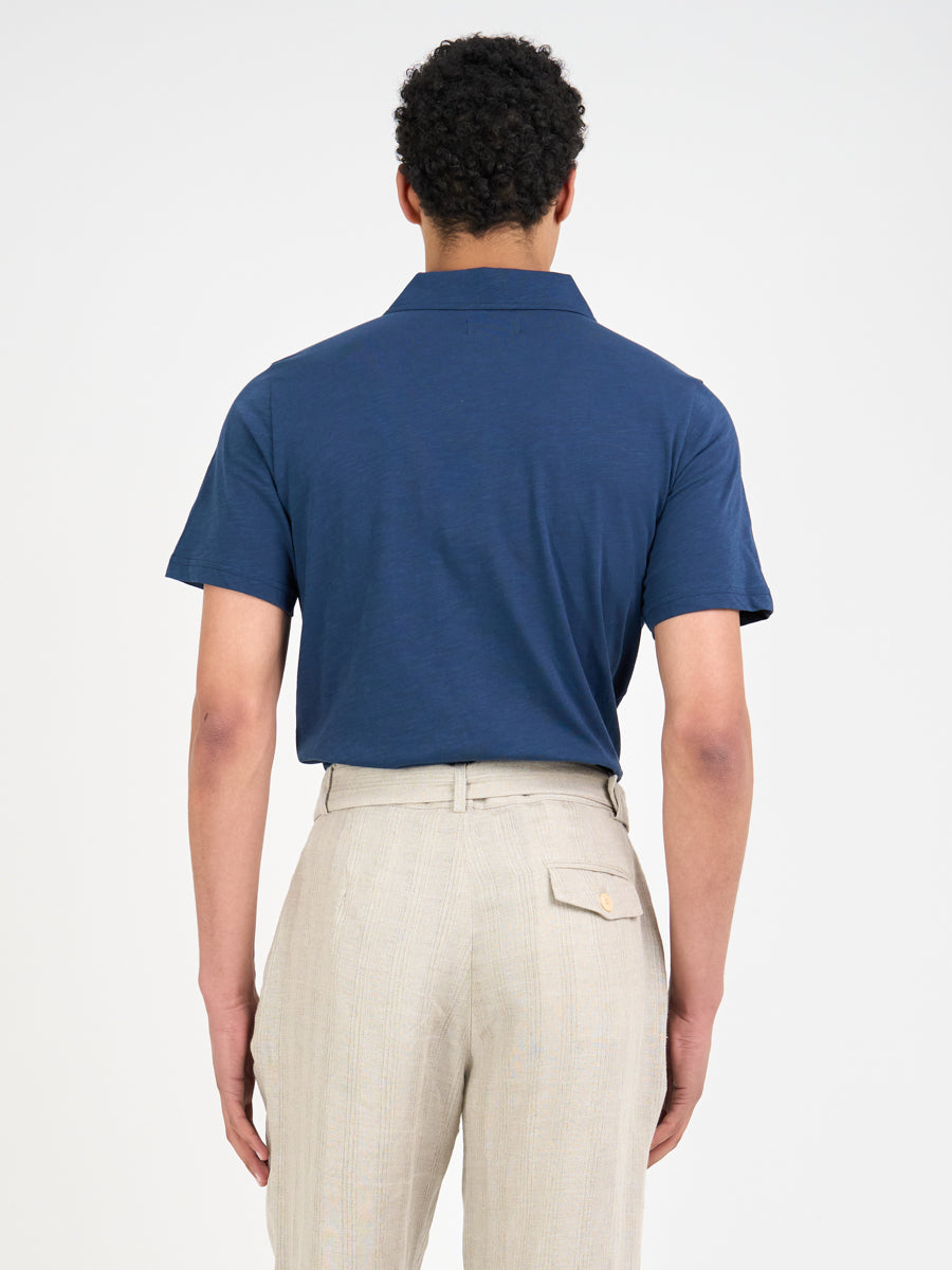 Mersey Polo Shirt Hawley Blue
