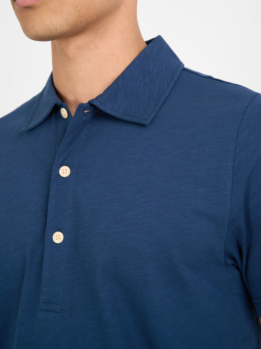 Mersey Polo Shirt Hawley Blue