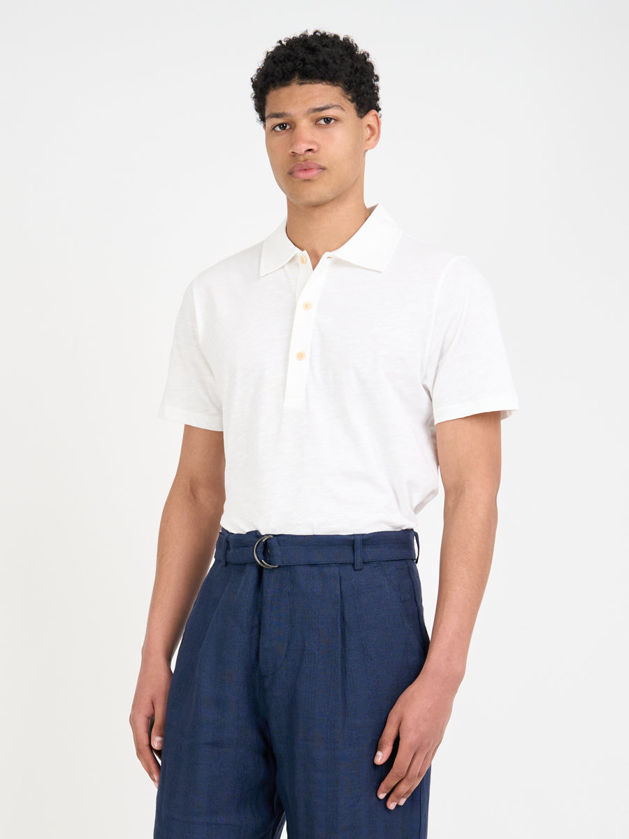 Mersey Polo Shirt Hawley Cream