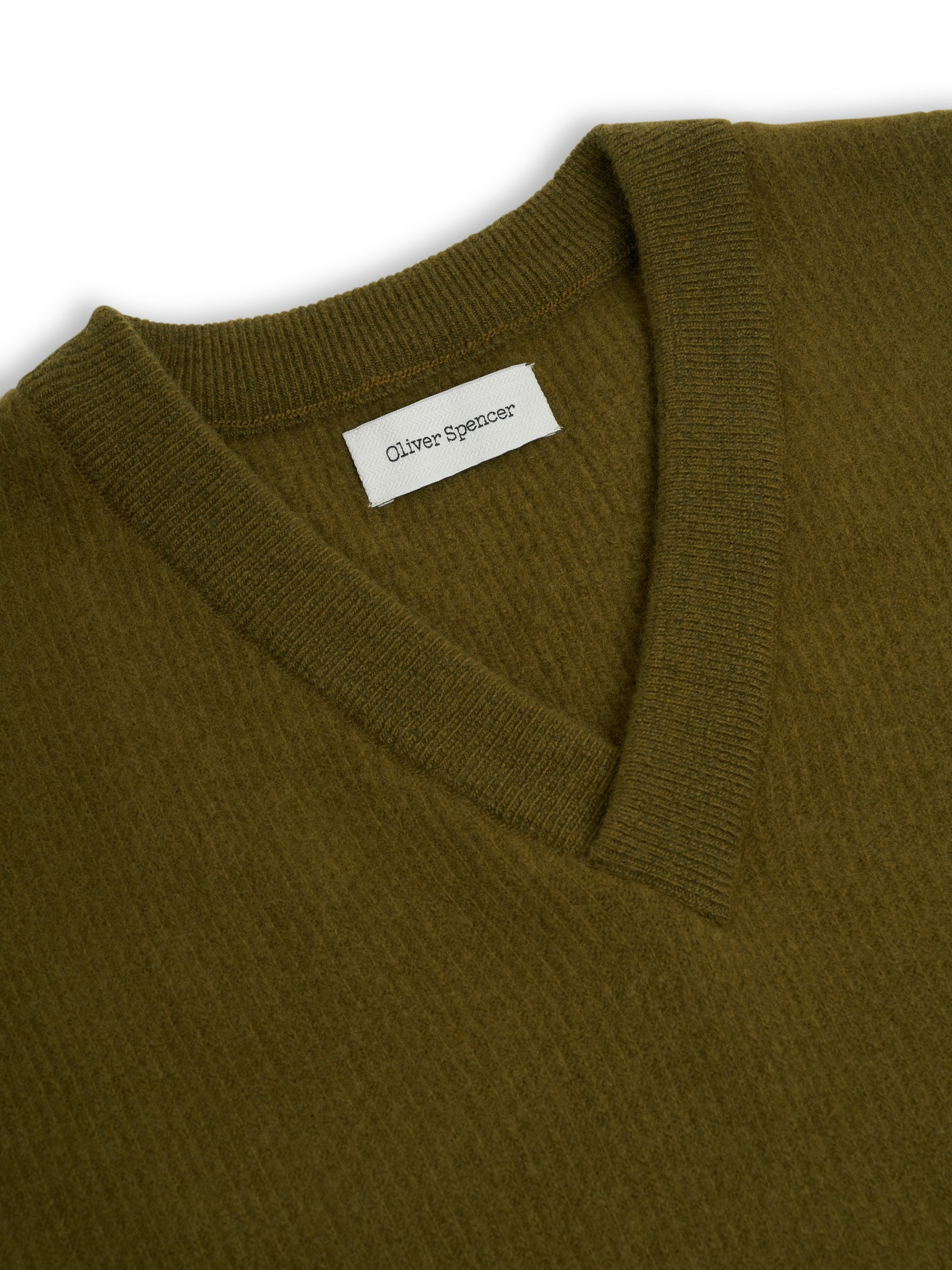 Graves V Neck Vest Hartwell Olive Green