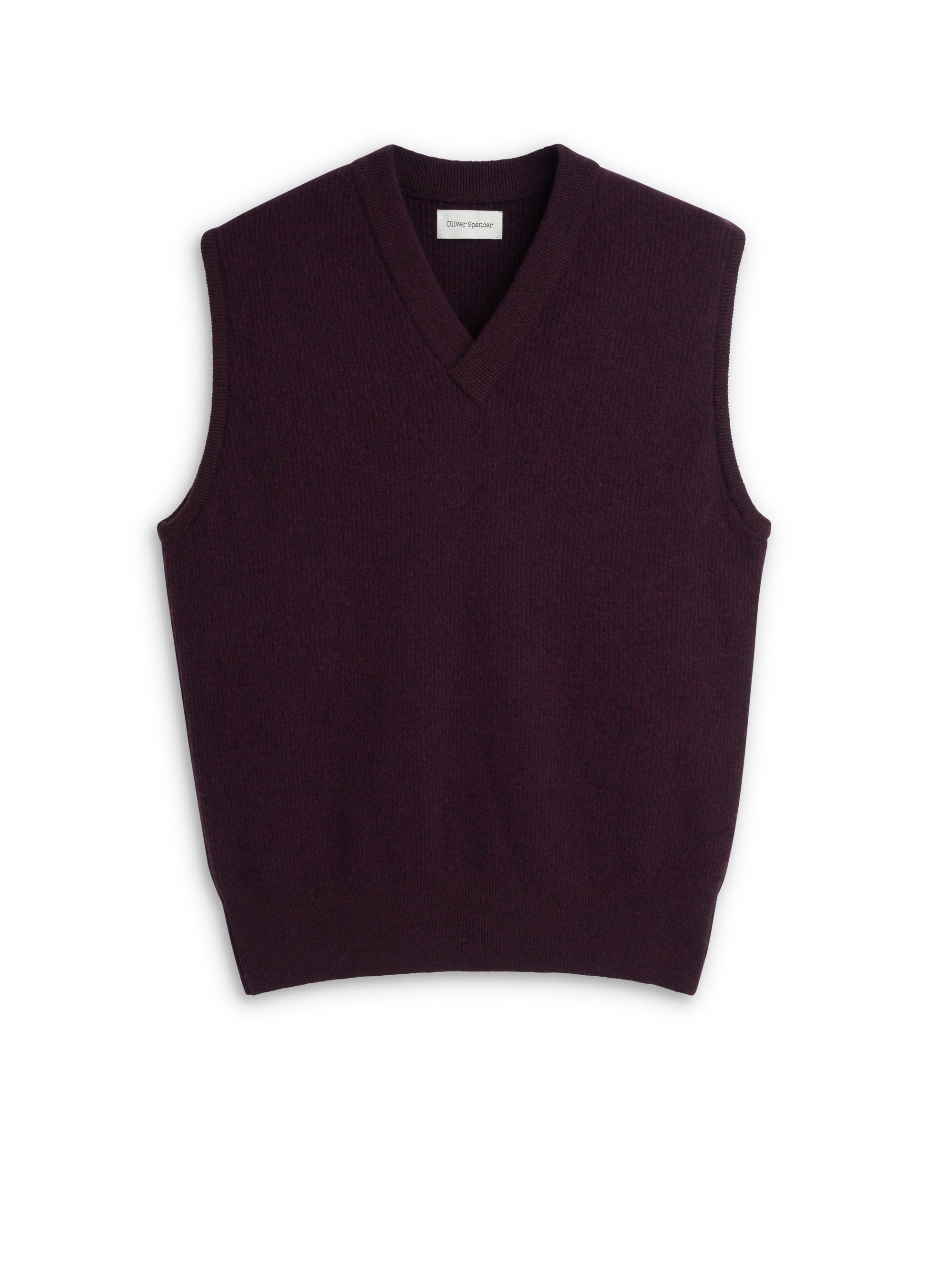Graves V Neck Vest Hartwell Purple