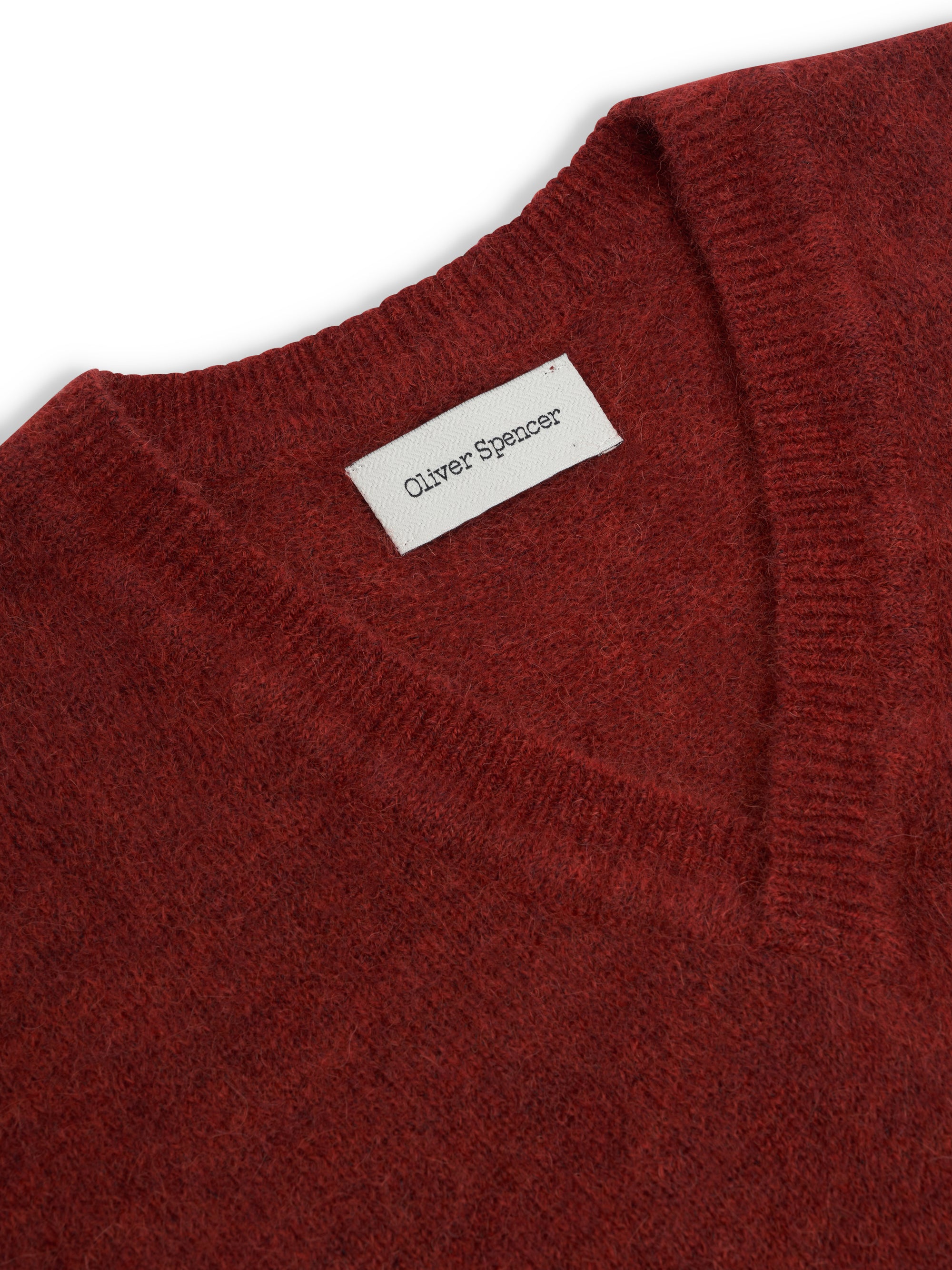 Graves V Neck Vest Rosen Rust