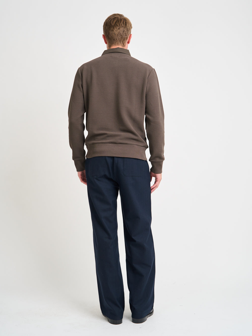 Long Sleeve Rugby Top Amery Brown
