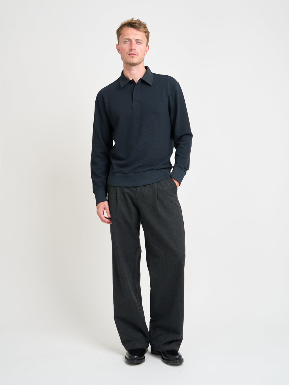 Long Sleeve Rugby Top Amery Navy