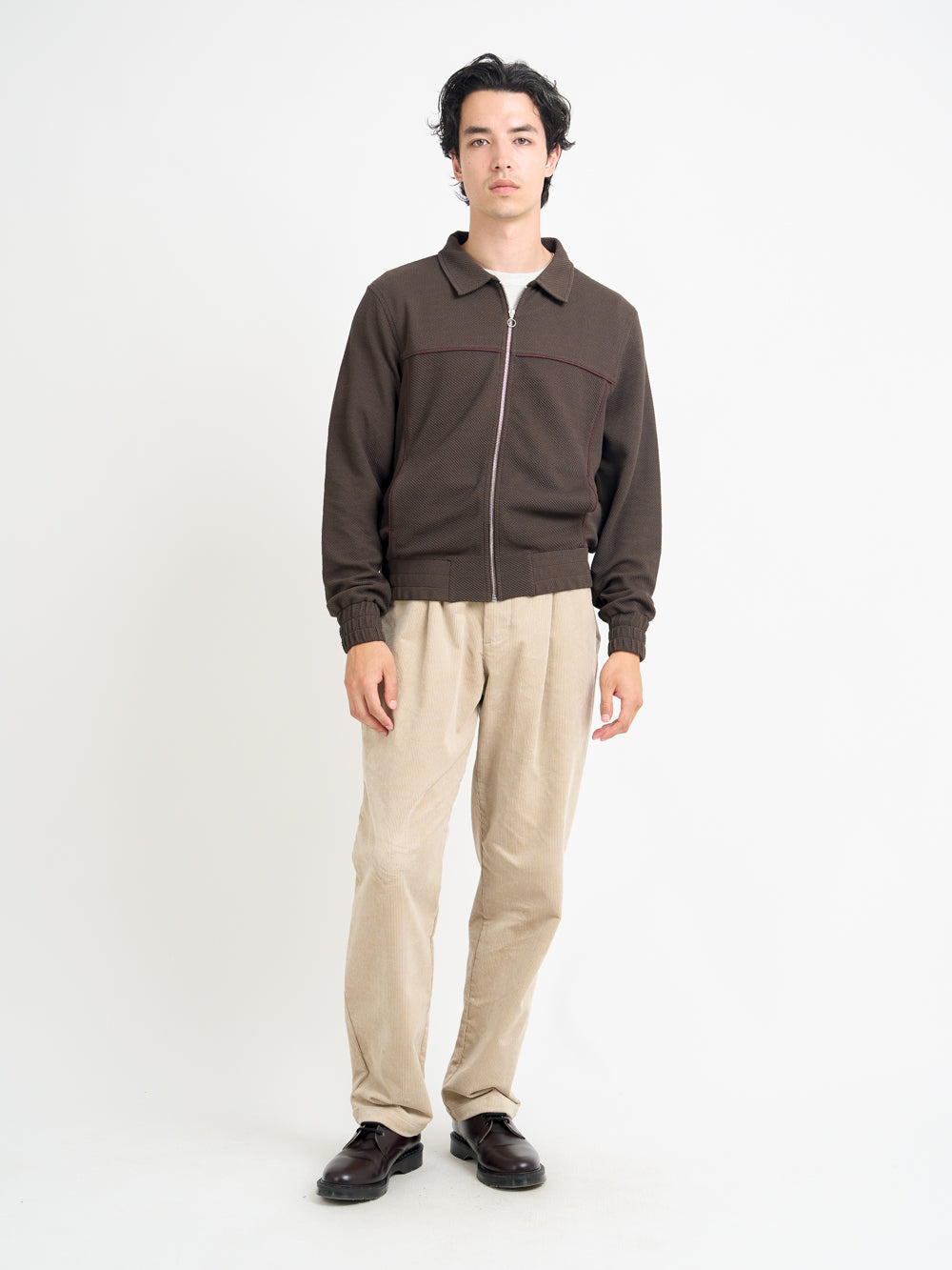 Harrison Jersey Jacket Amery Brown