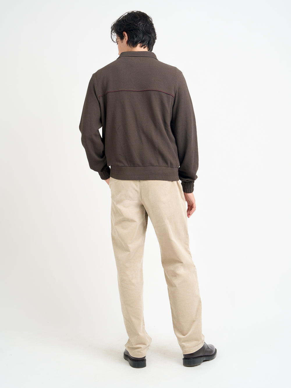 Harrison Jersey Jacket Amery Brown