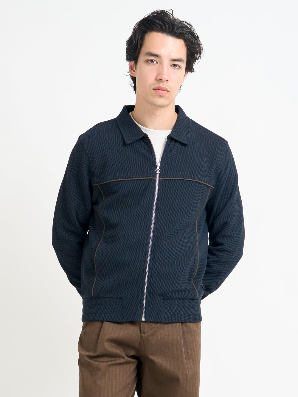 Harrison Jersey Jacket Amery Navy