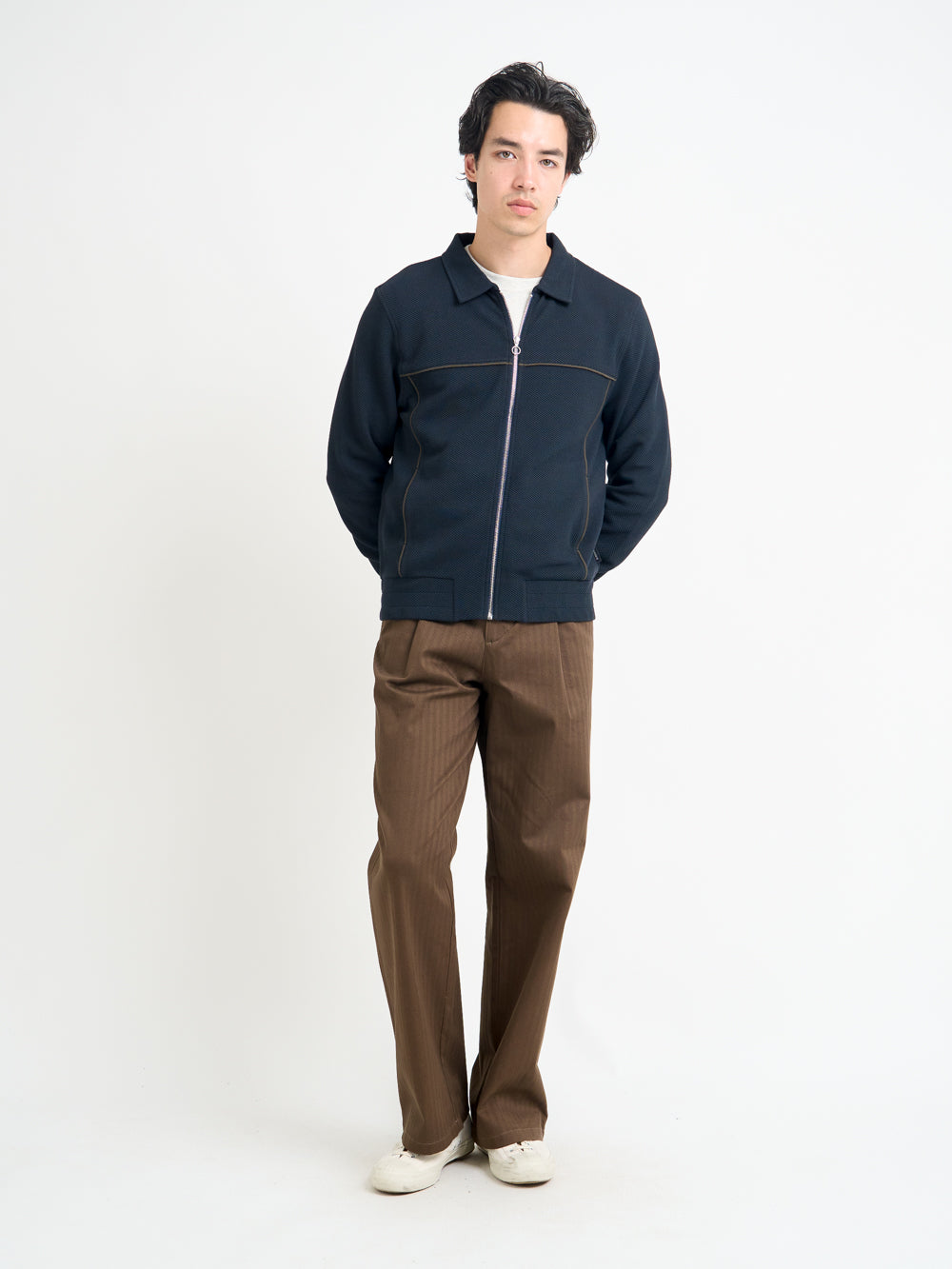 Harrison Jersey Jacket Amery Navy