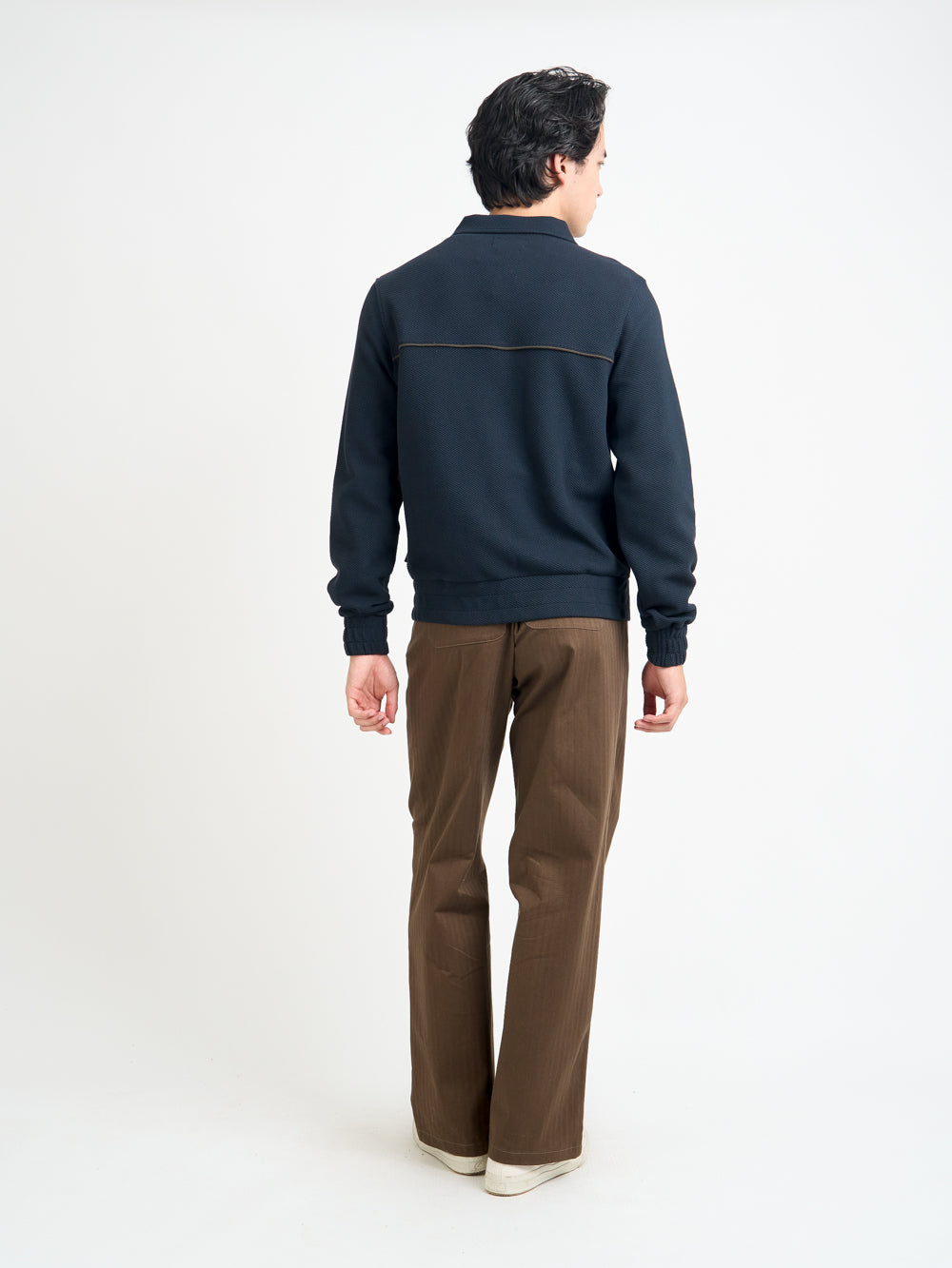 Harrison Jersey Jacket Amery Navy