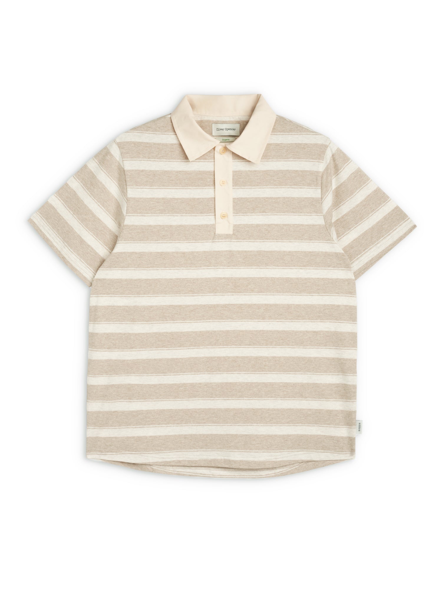Stanfield Polo Shirt Judd Sand - Oliver Spencer