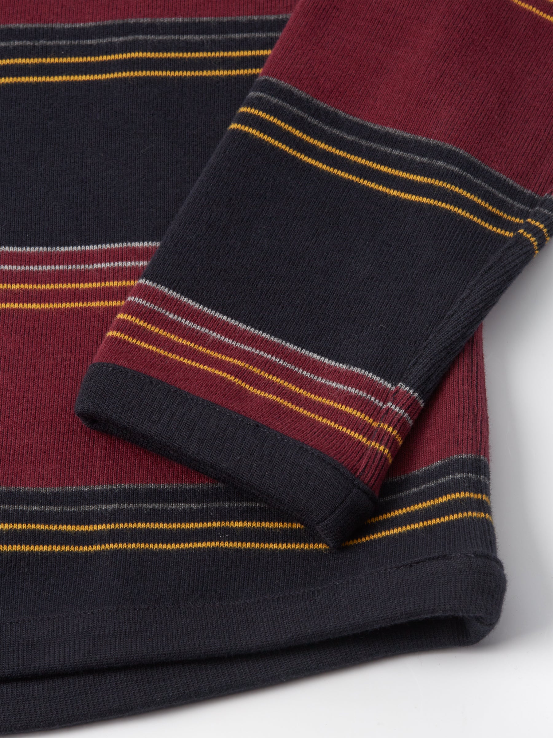 Reversible Newport Long Sleeve T-Shirt Hinkley Navy/Burgundy