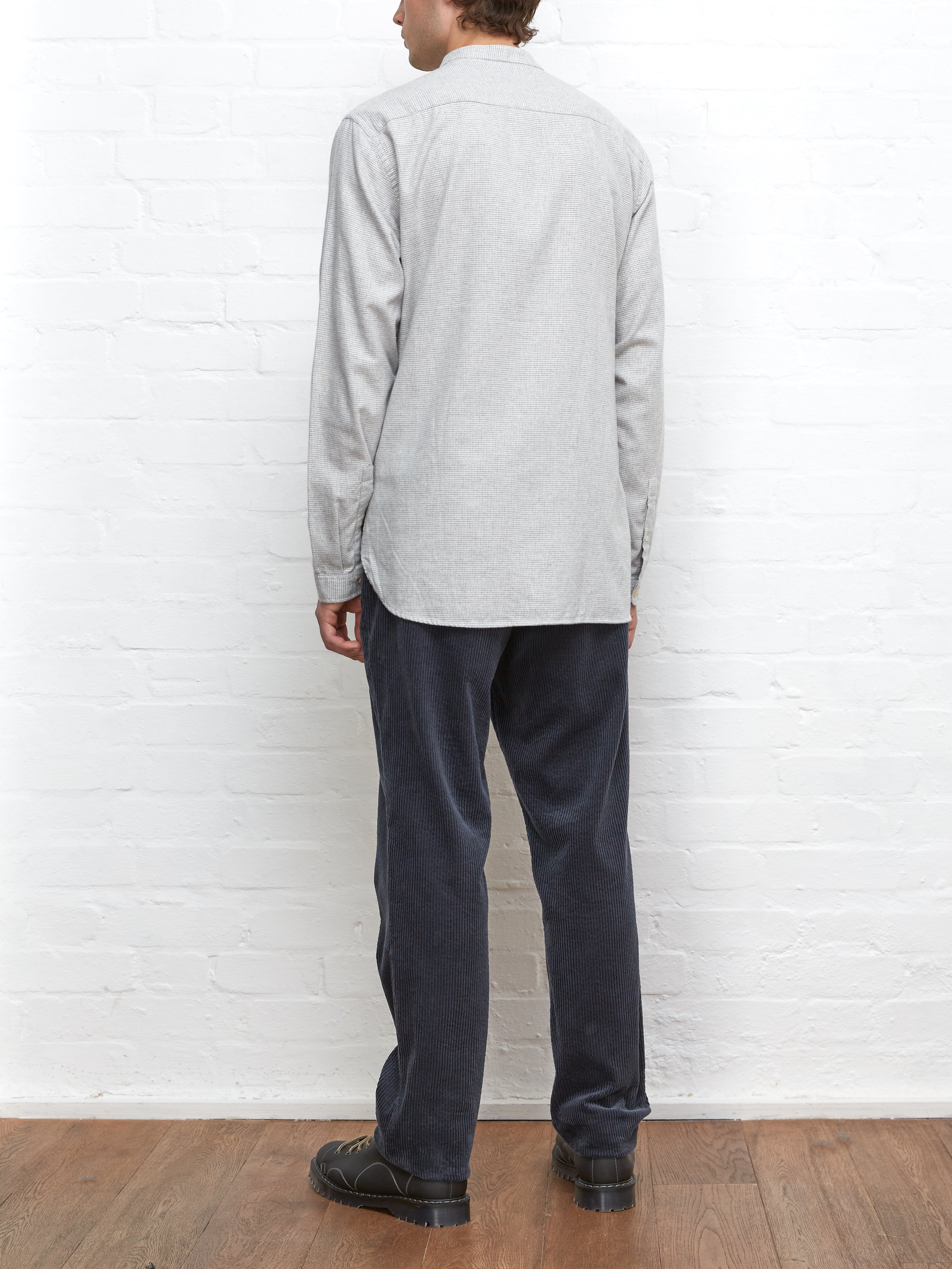 Grandad Shirt Drummond Grey
