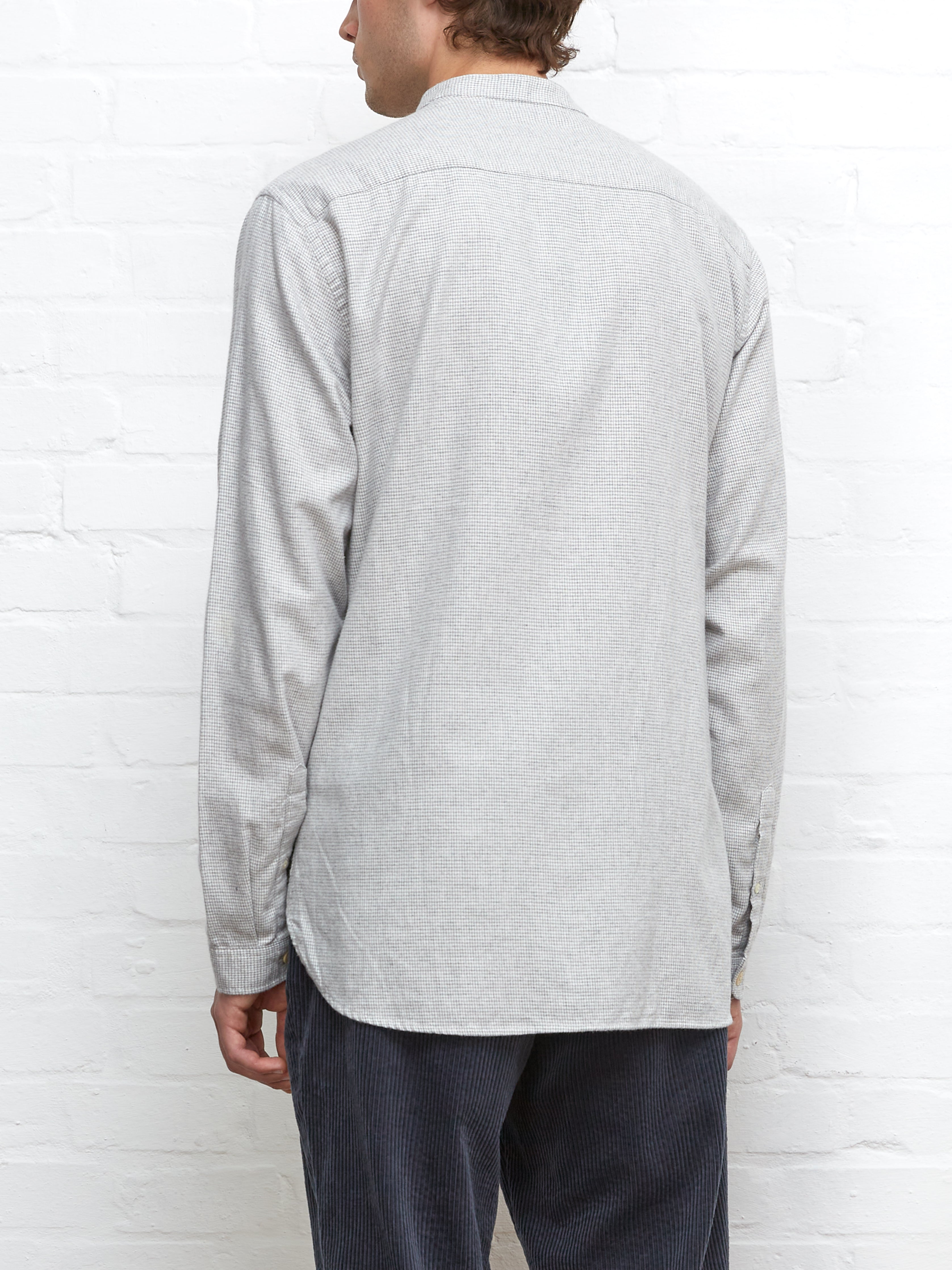 Grandad Shirt Drummond Grey