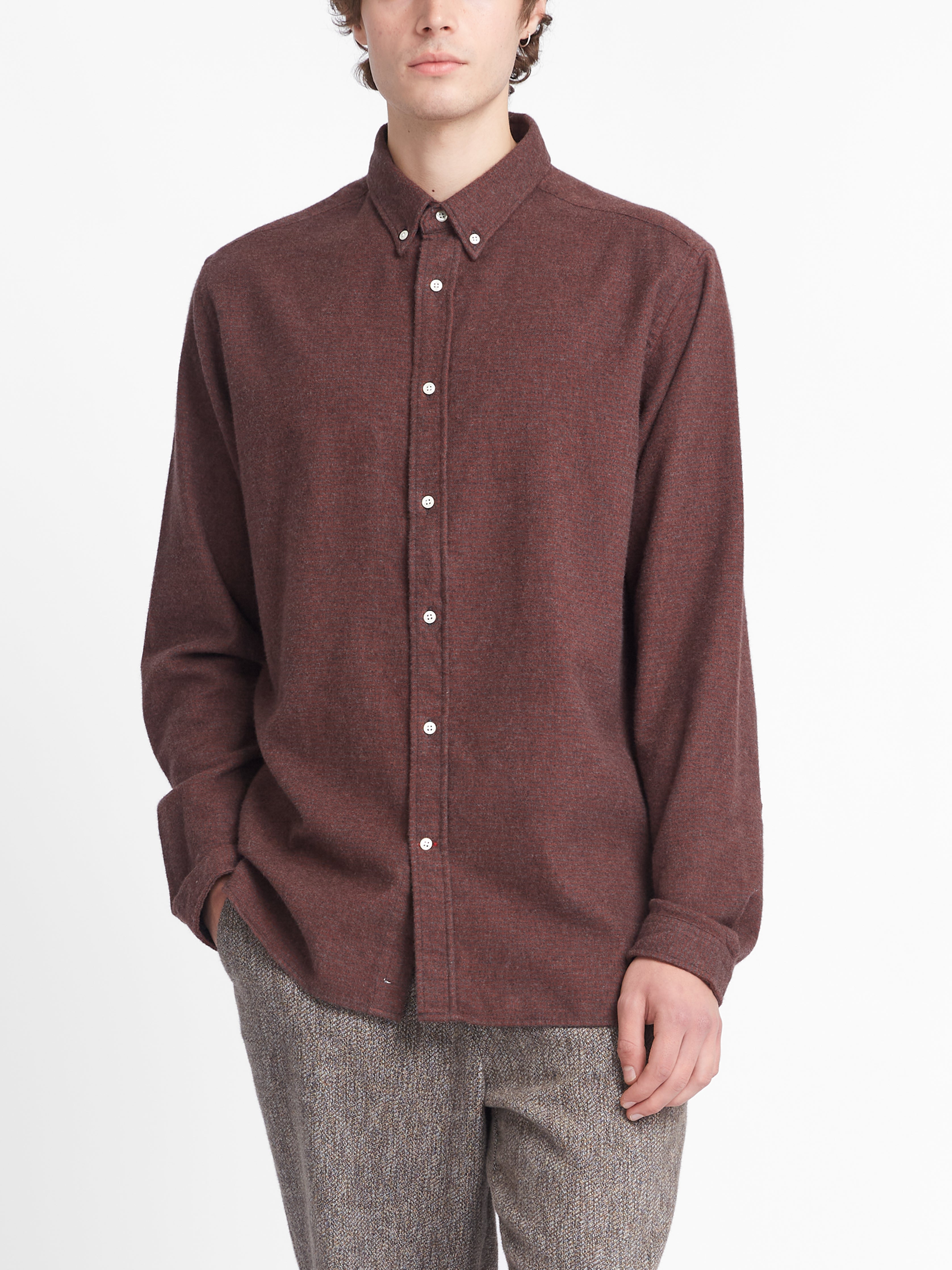 Brook Shirt Denver Grey/Orange