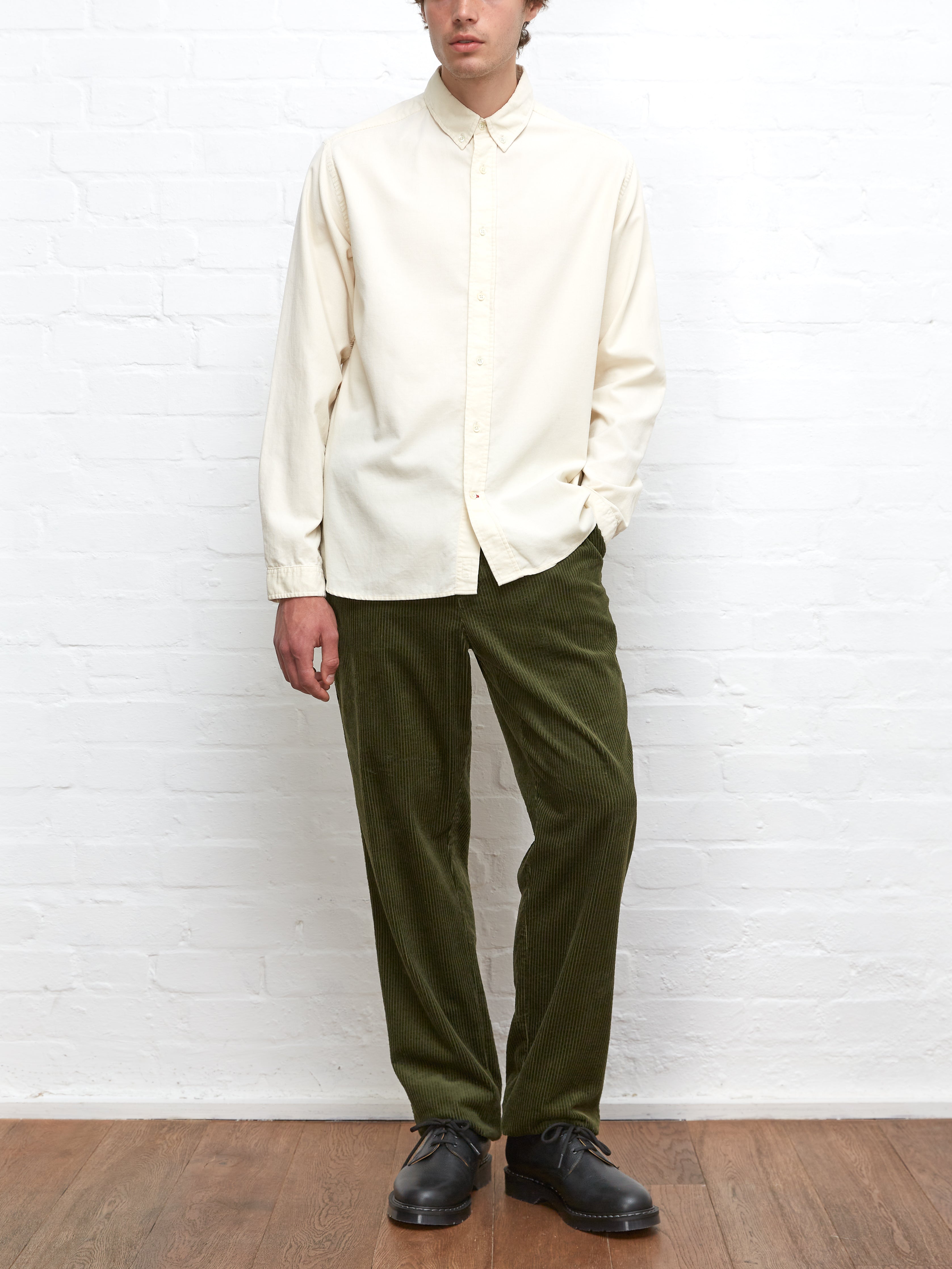 Brook Shirt Mersey Cord Cream