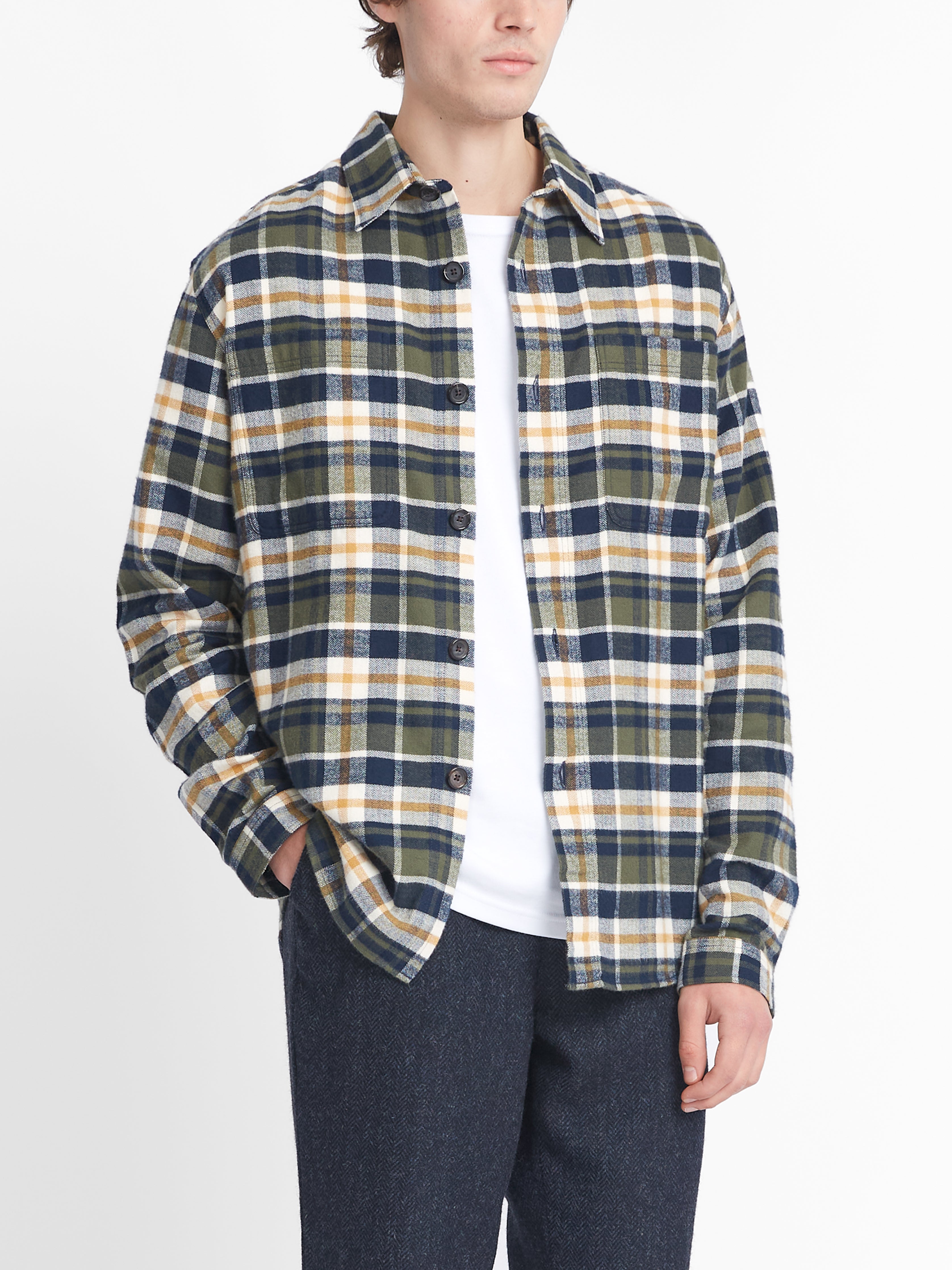 Treviscoe Shirt Eldin Green