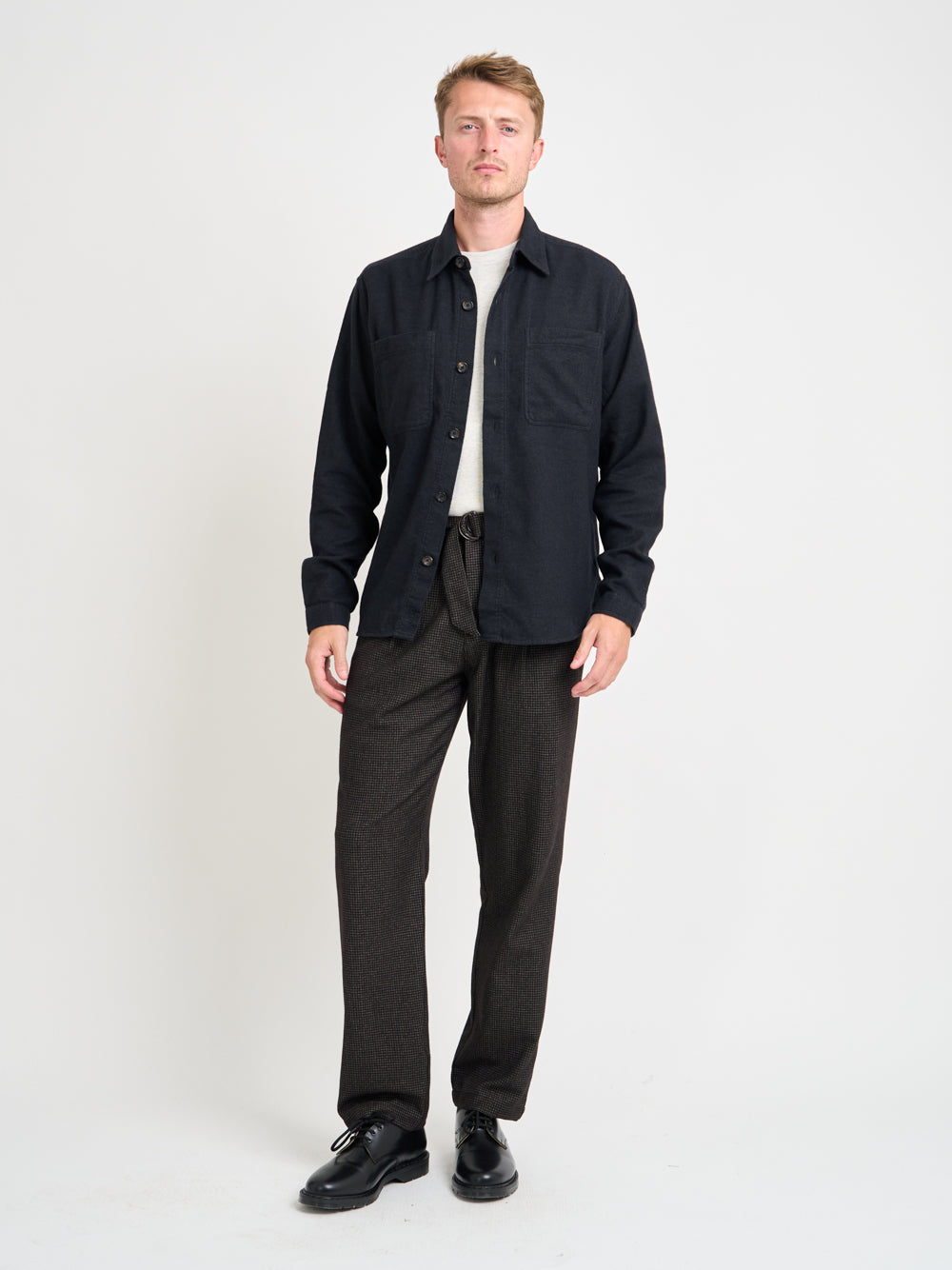 Treviscoe Shirt Holloway Charcoal